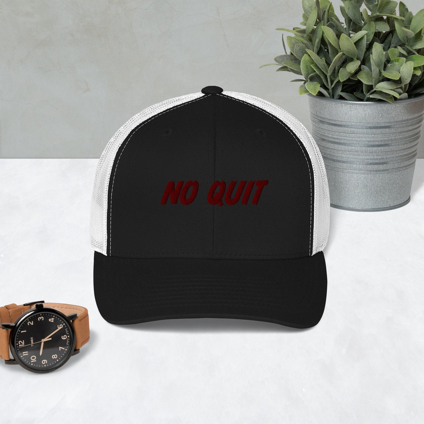 No Quit Trucker Cap