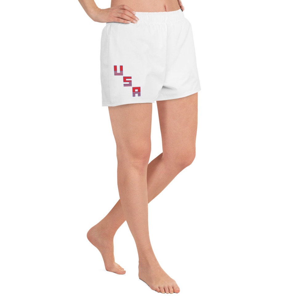 USA Women's Athletic Short Shorts