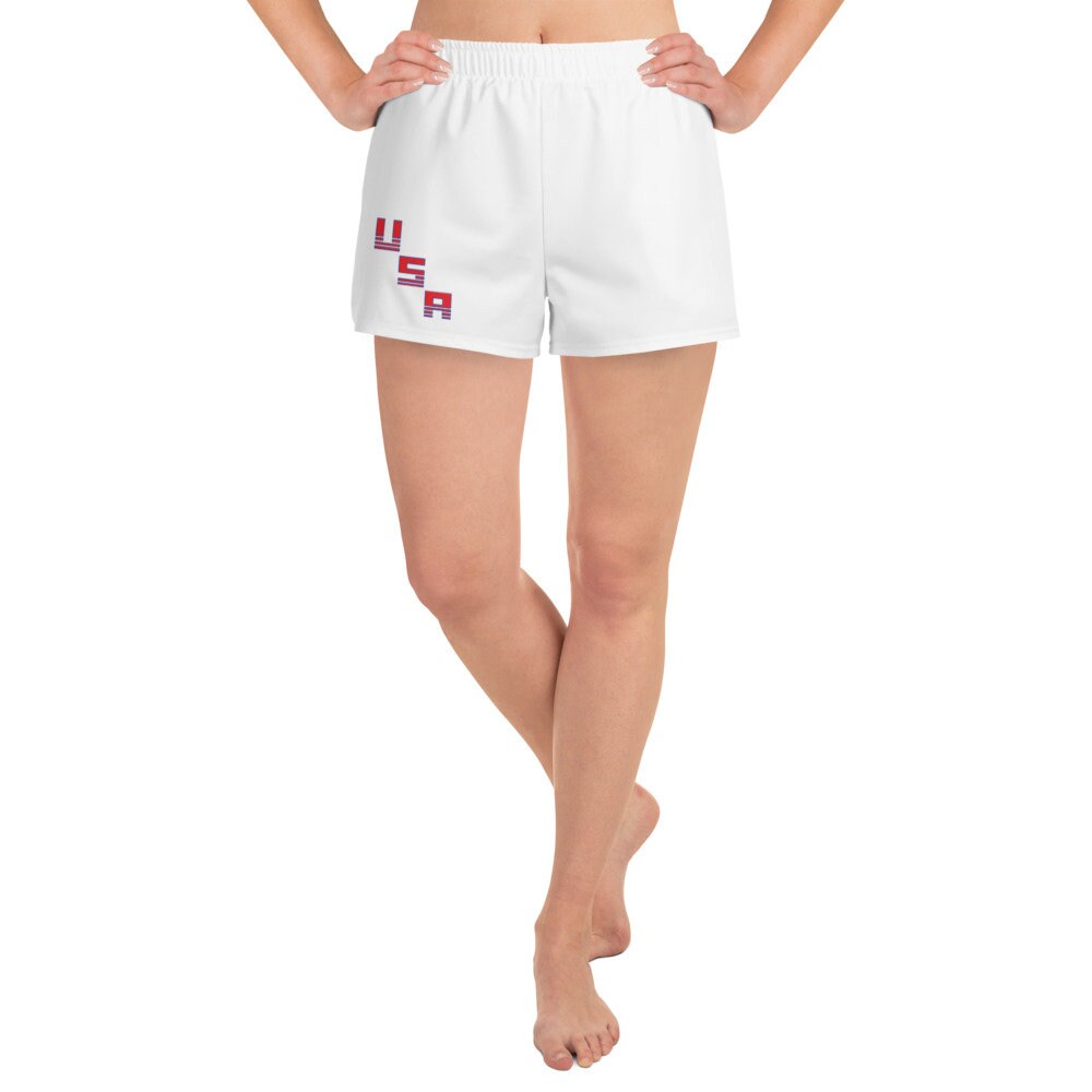 USA Women's Athletic Short Shorts