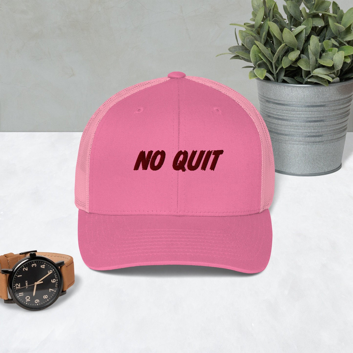 No Quit Trucker Cap