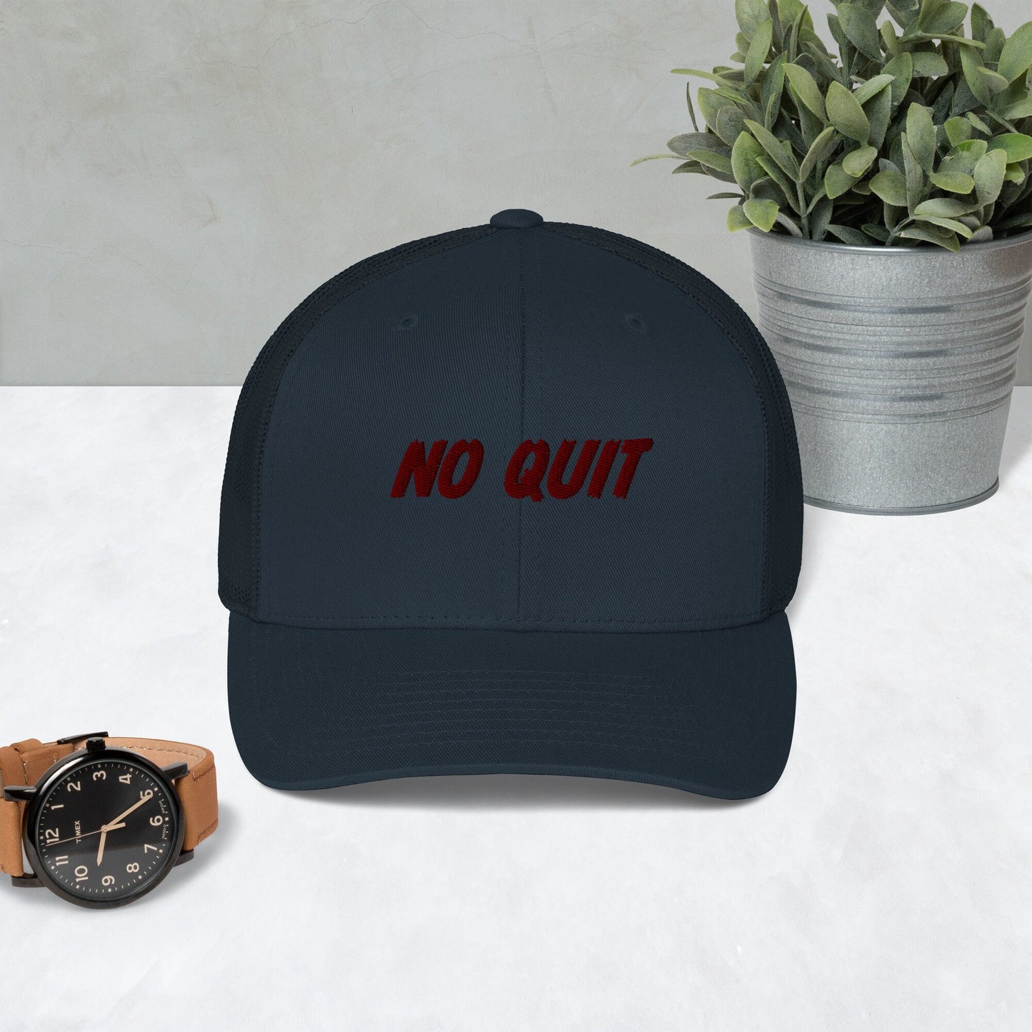 No Quit Trucker Cap