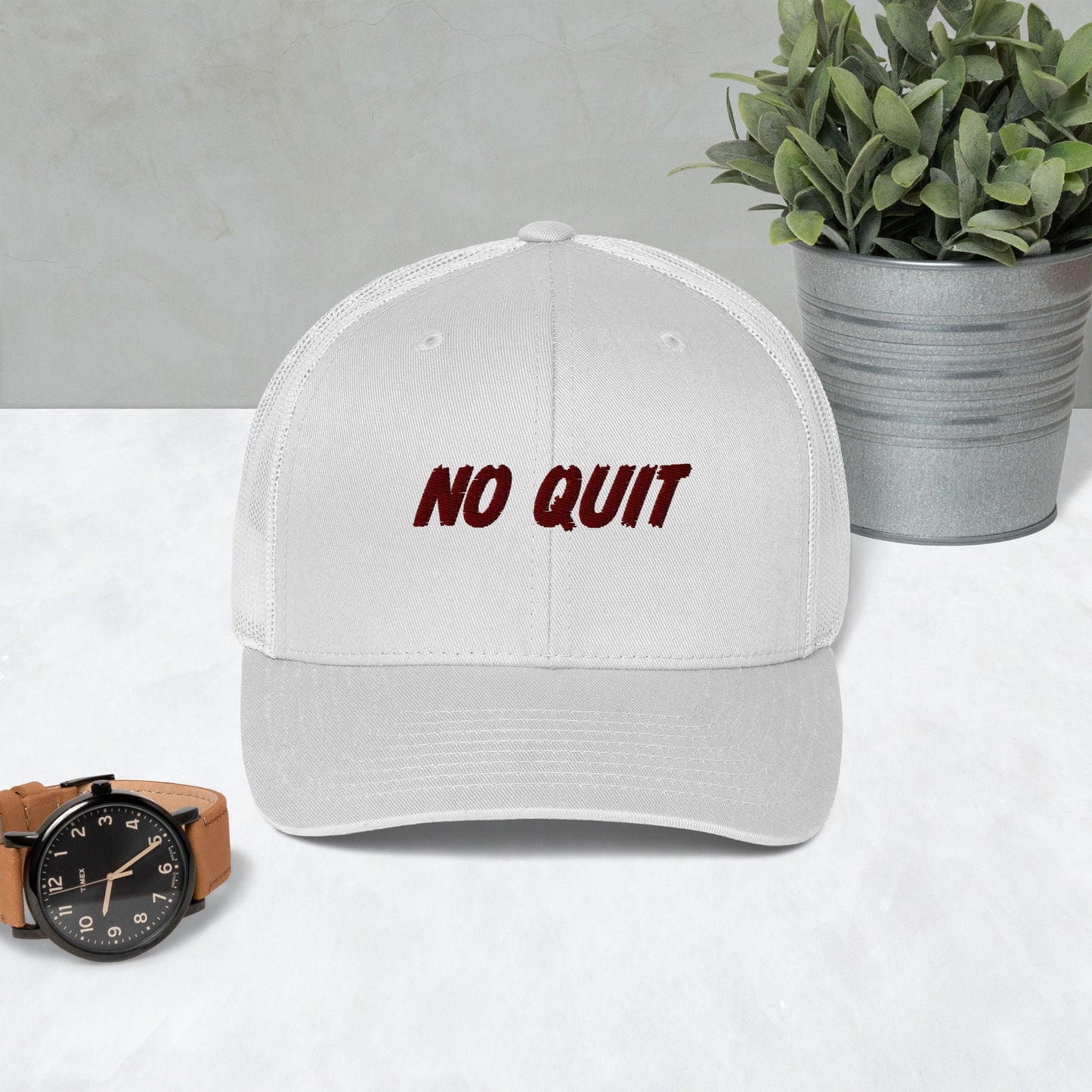 No Quit Trucker Cap