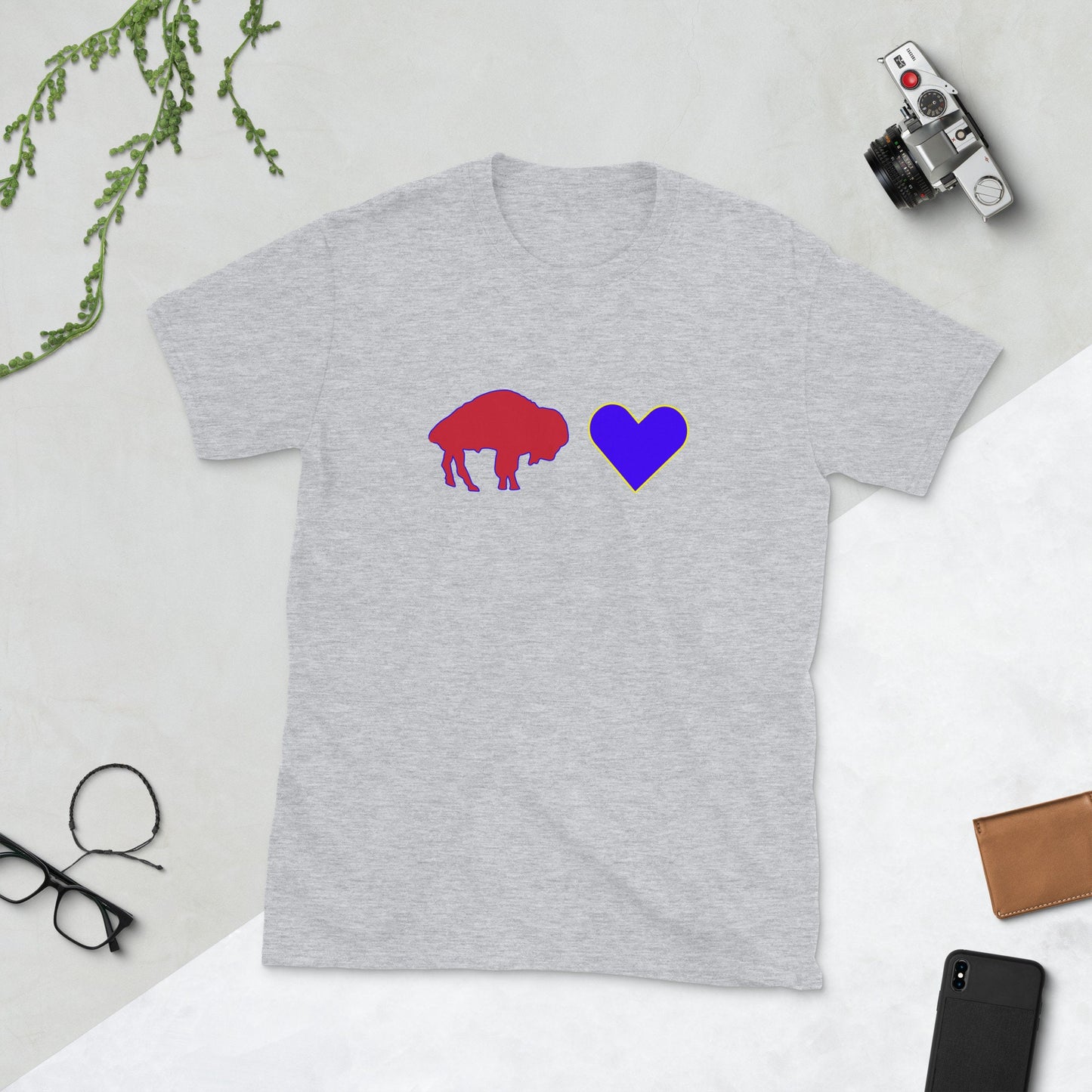 Buffalo Love Short-Sleeve Unisex T-Shirt