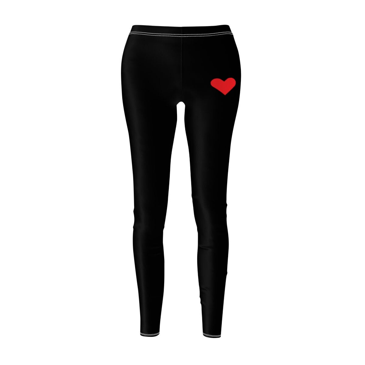 Women's Cut & Sew Casual Black Leggings