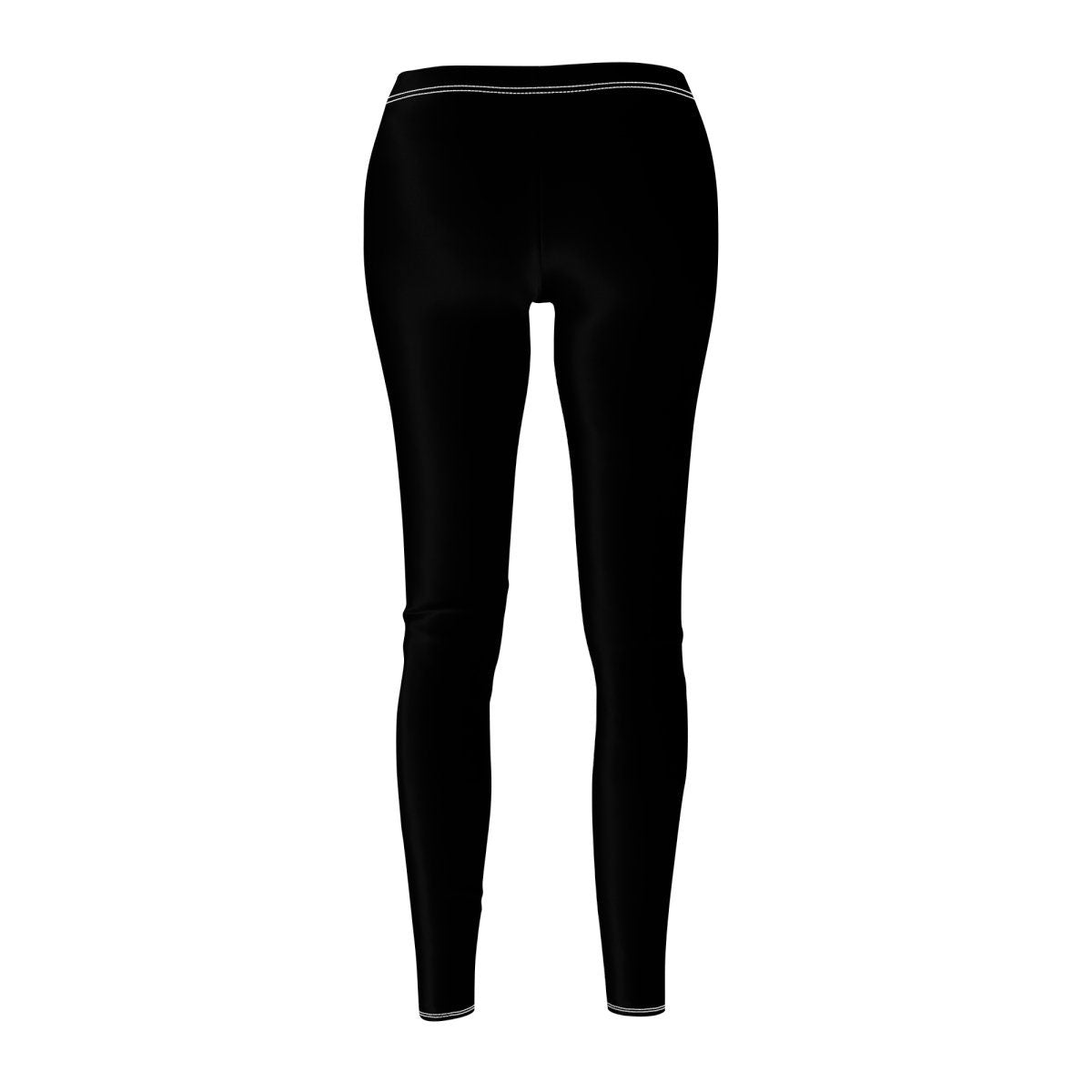 Women's Cut & Sew Casual Black Leggings