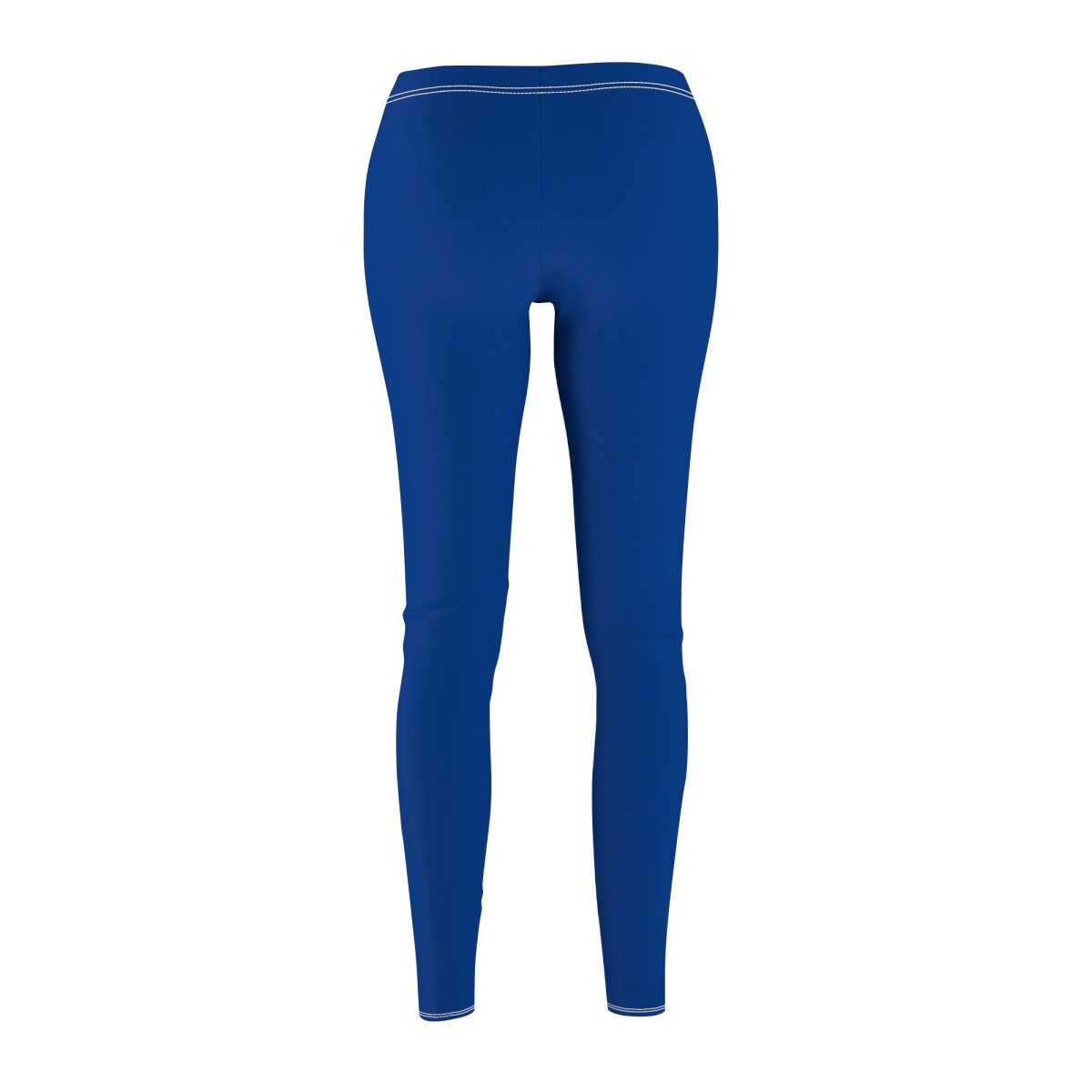 Women's Cut & Sew Casual Blue Leggings