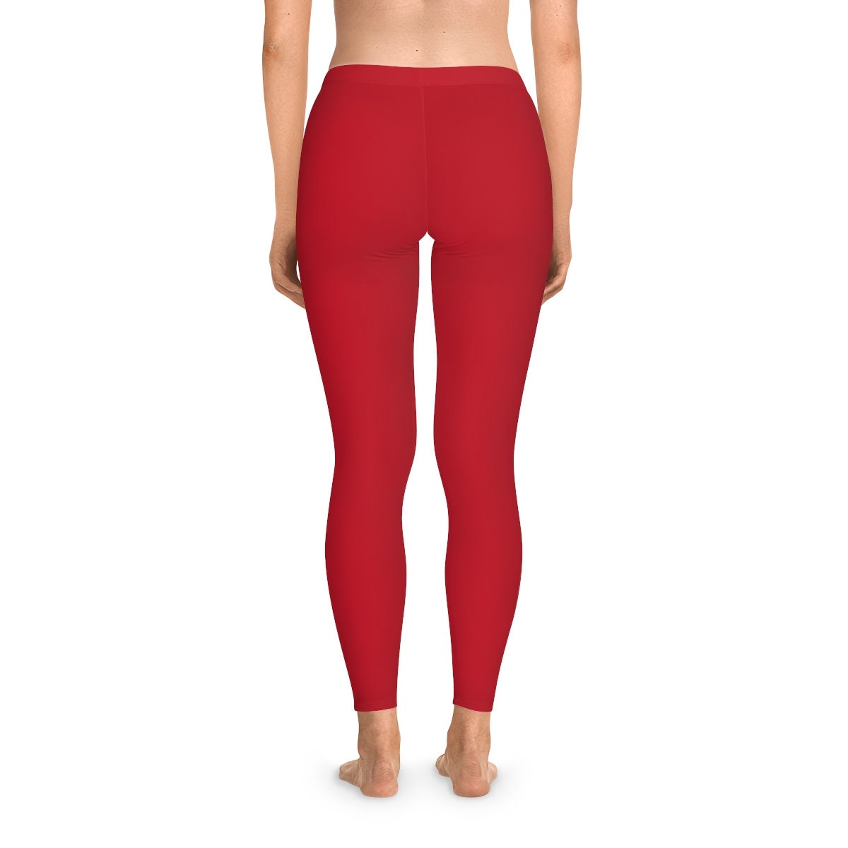 Stretchy Red Leggings