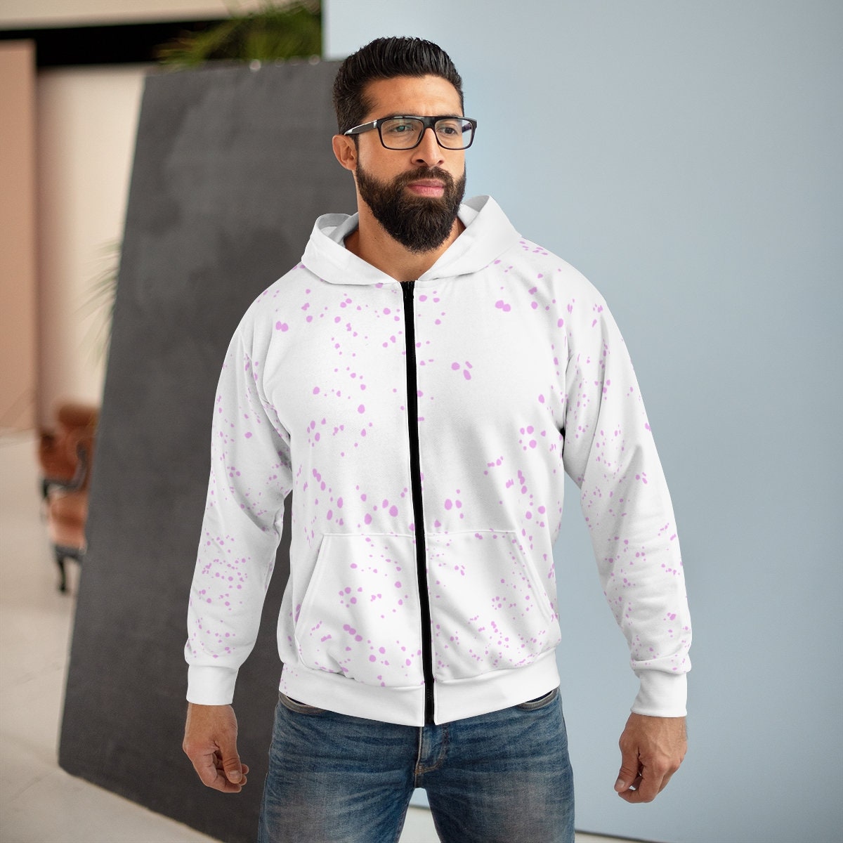 Pink hoodies
