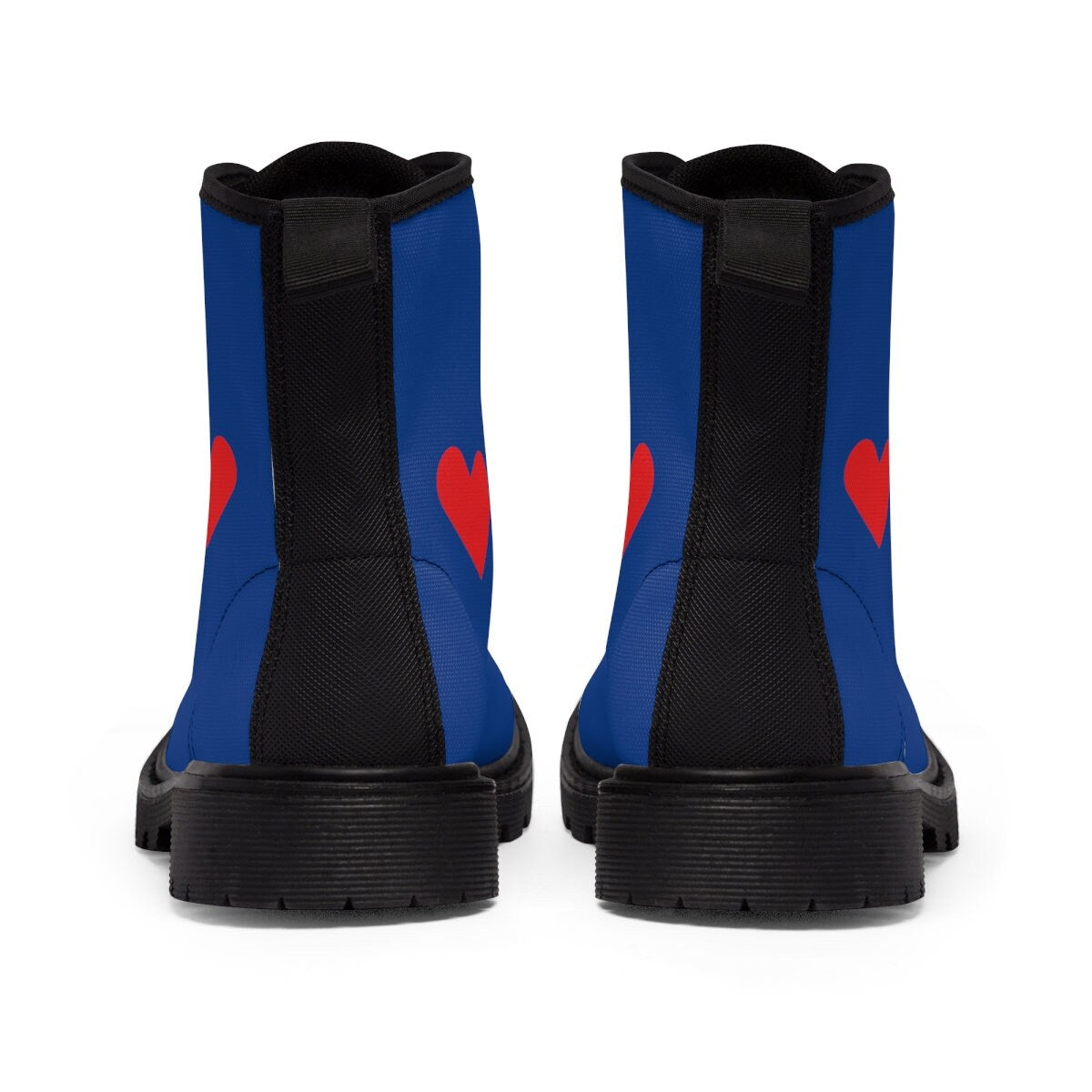 Women's Canvas Blue Boots