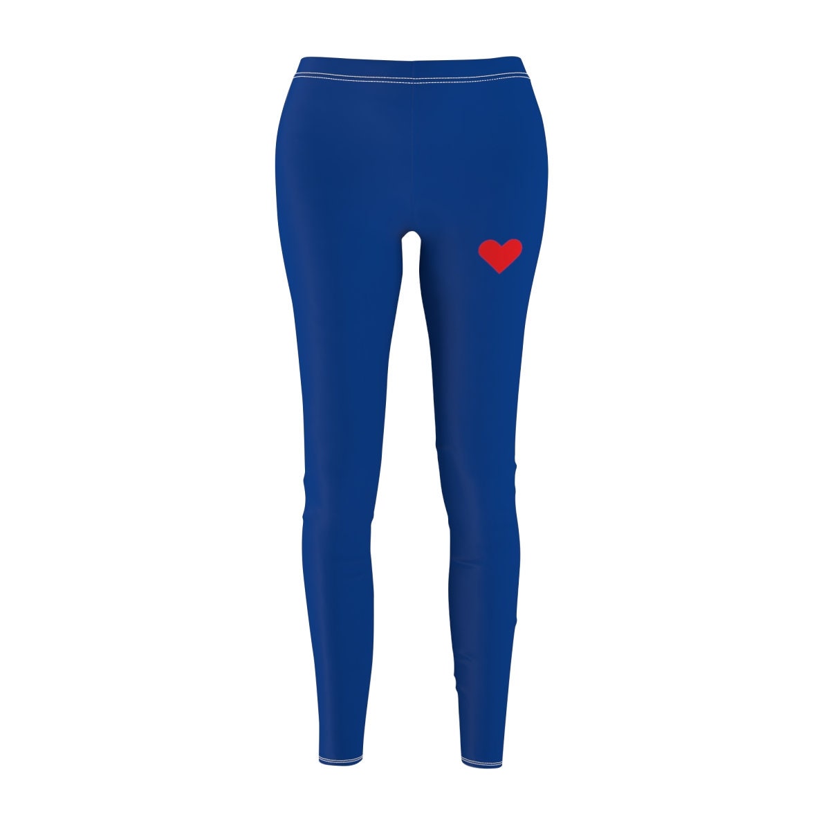 Women's Cut & Sew Casual Blue Leggings