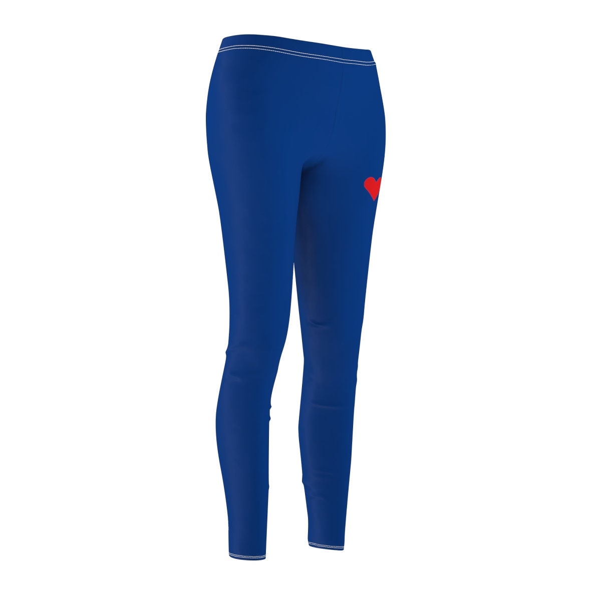 Women's Cut & Sew Casual Blue Leggings