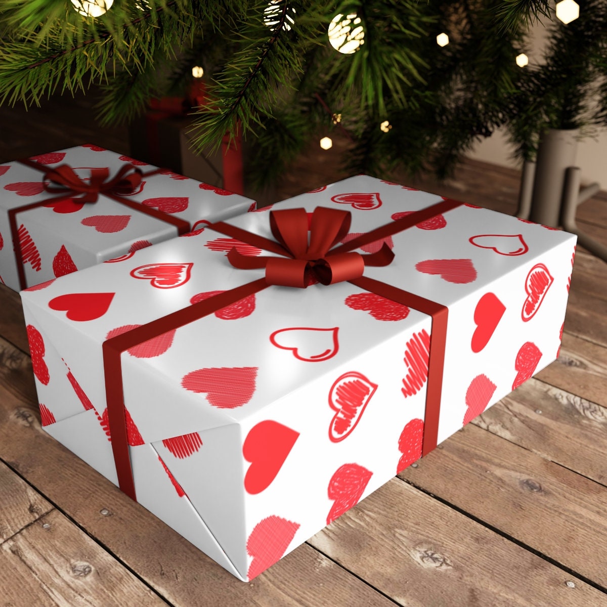 Gift Wrapping Paper Sheets, 1pcs