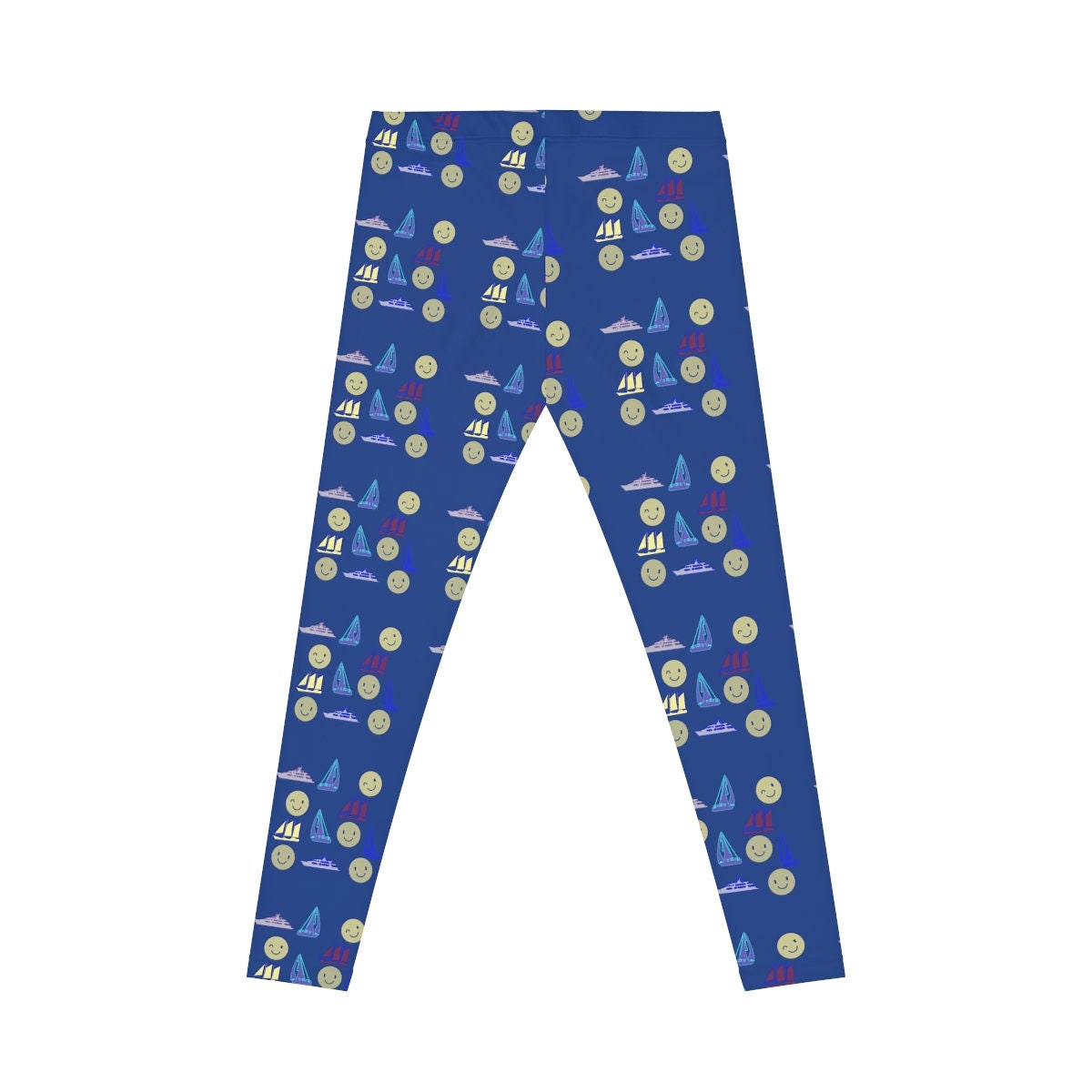 Women's Casual Blue Leggings