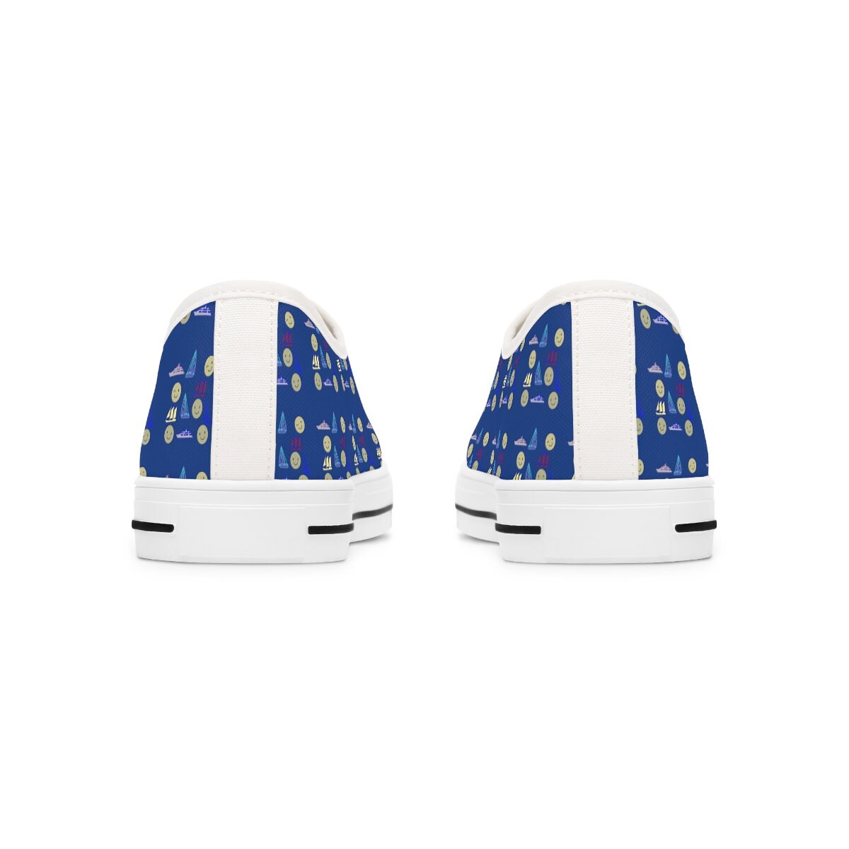 Women's Low Top Blue Sneakers