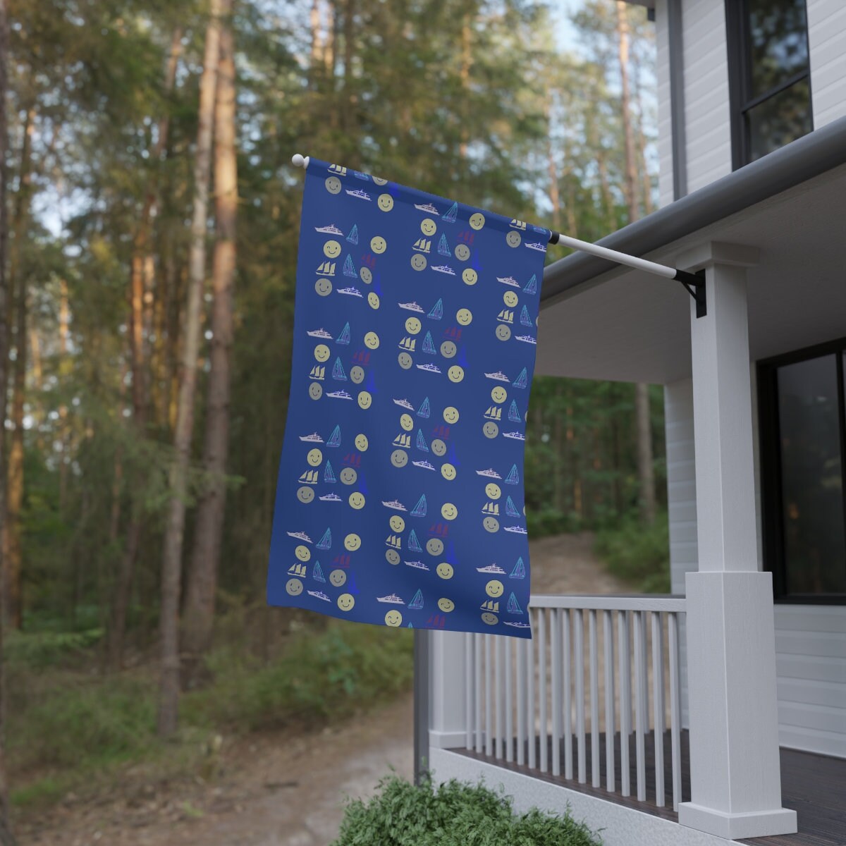 House and Boat Flags