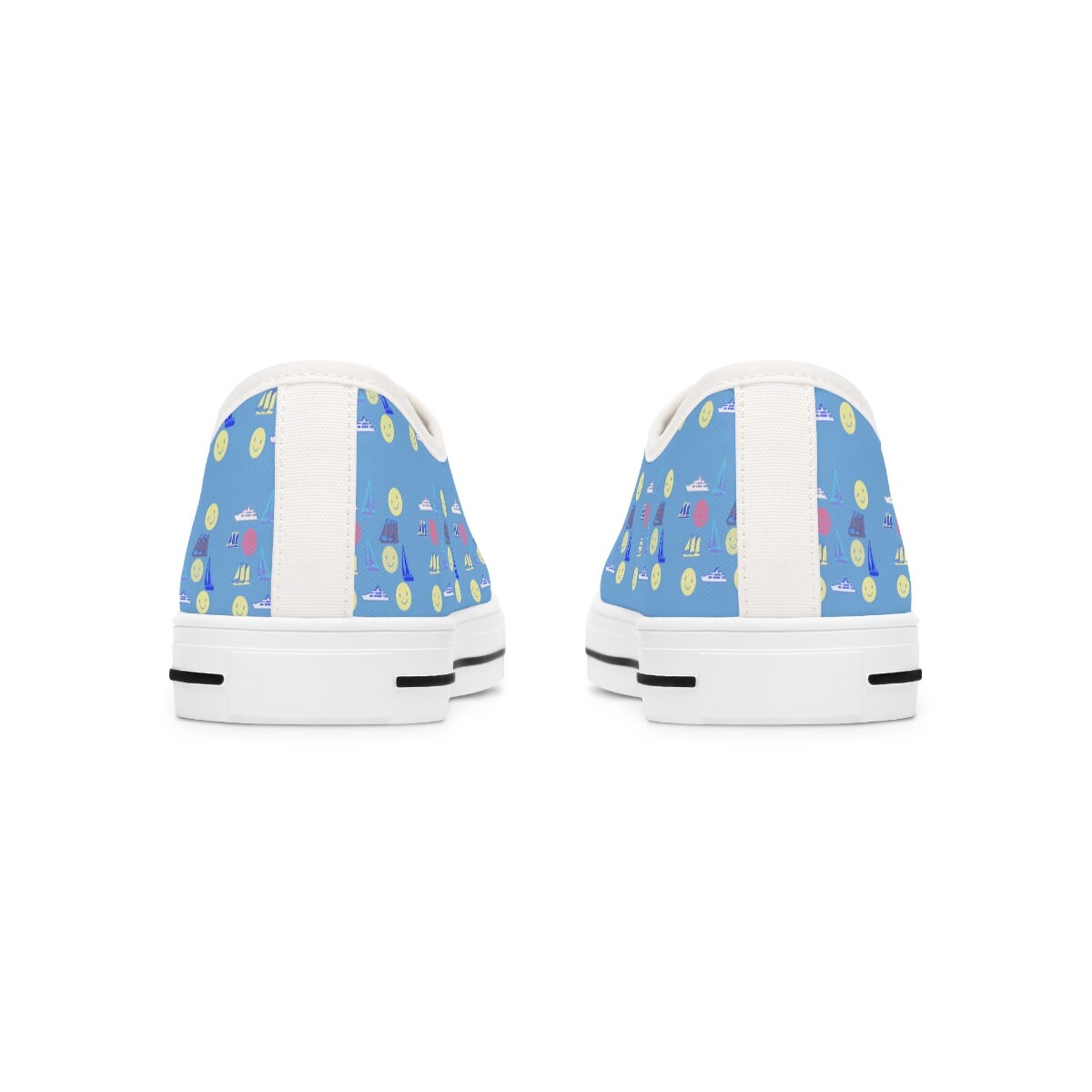 Women's Low Top Blue Sneakers