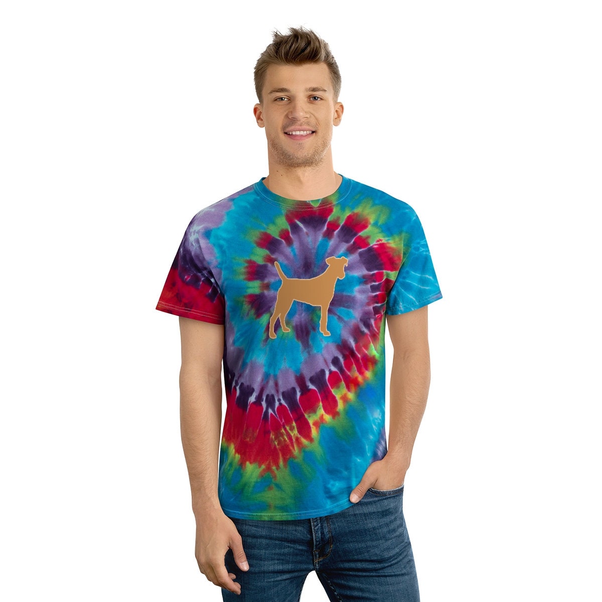 Dog Tie-Dye Tee-Shirt