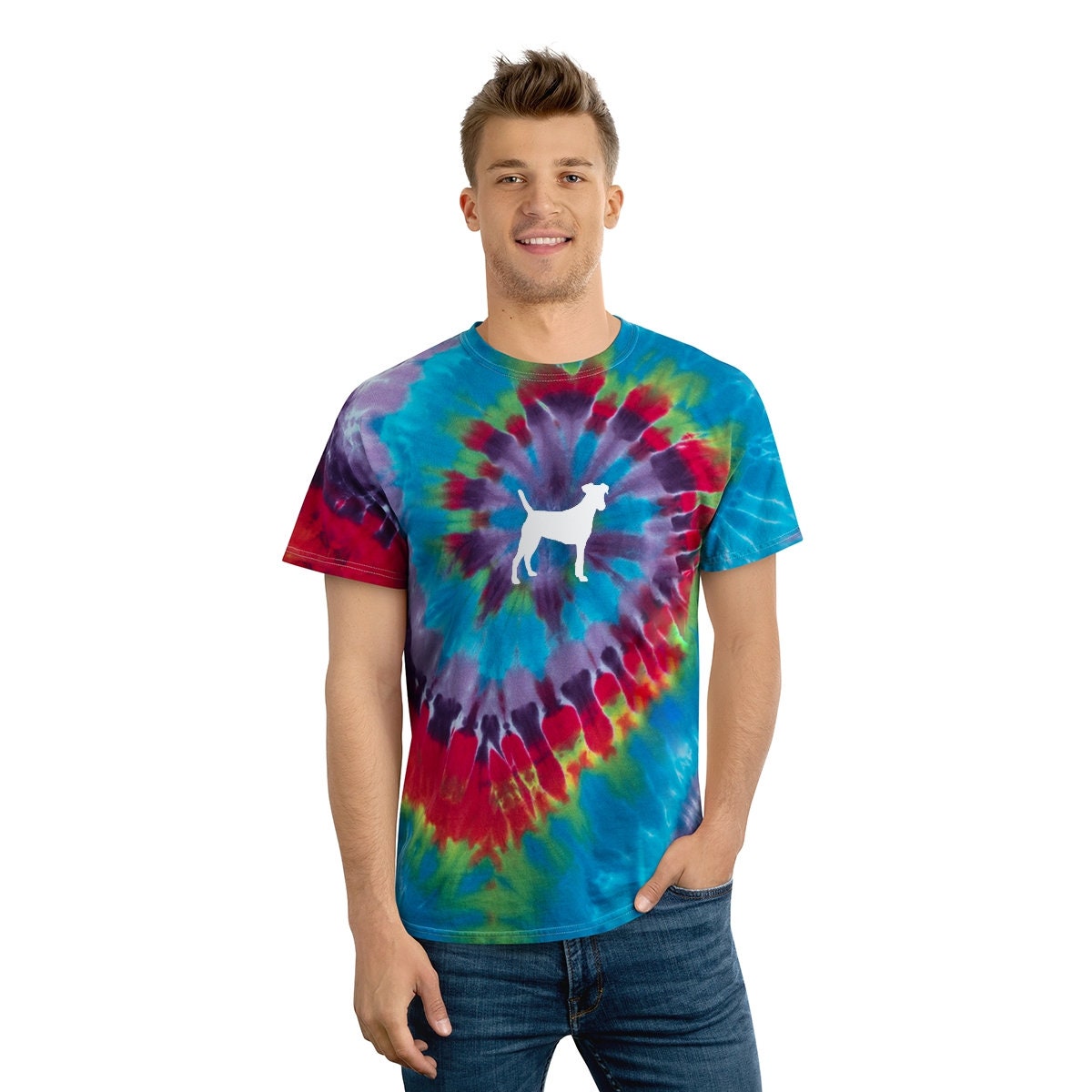 Dog Tie-Dye Tee-Shirt