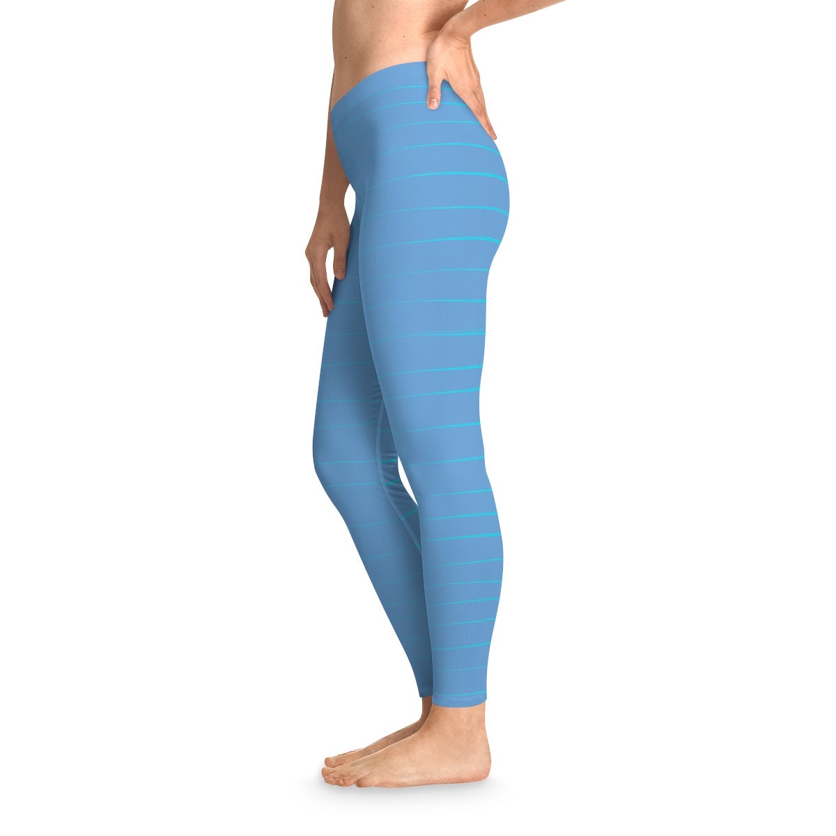 Stretchy Blue Leggings