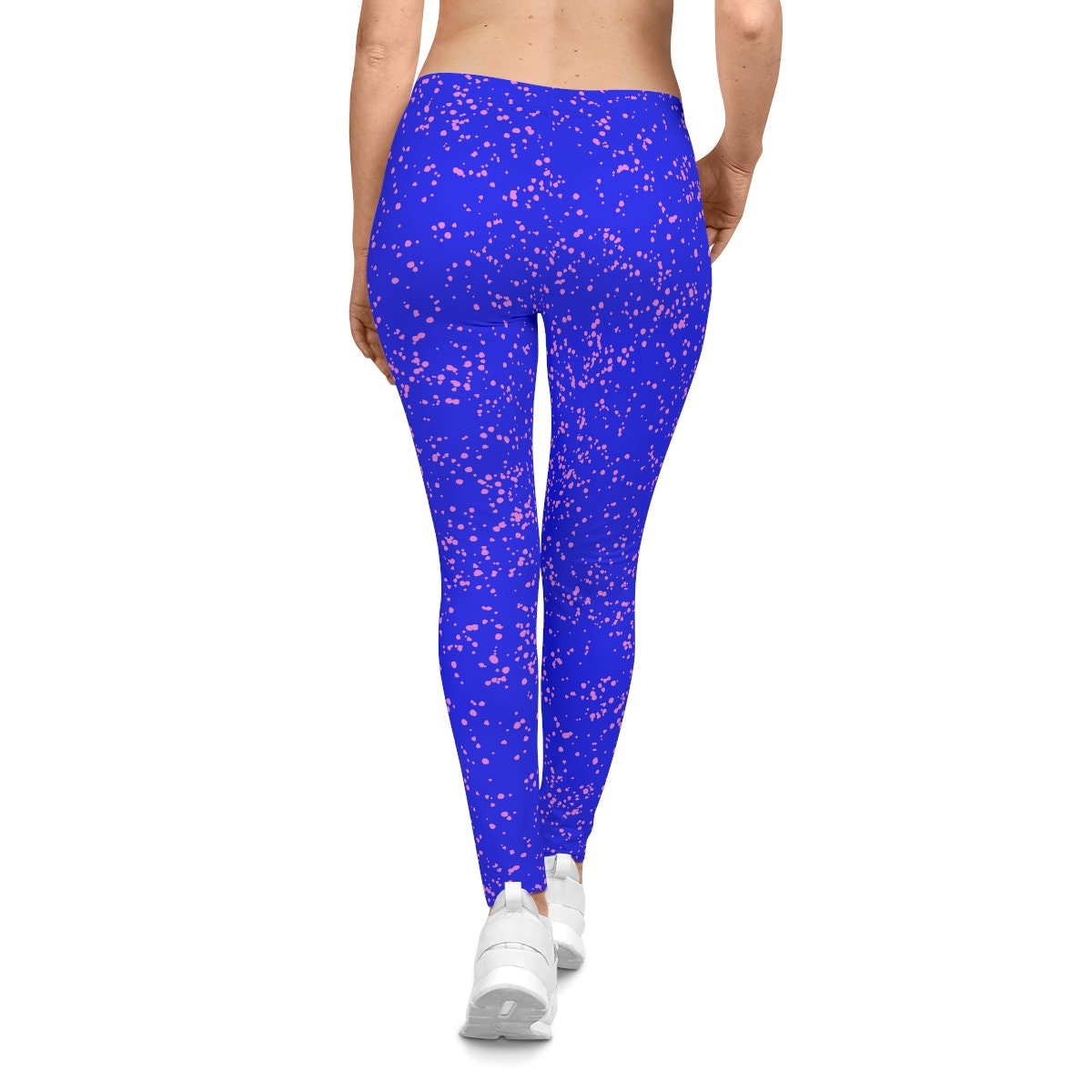 Women's Casual Blue Leggings