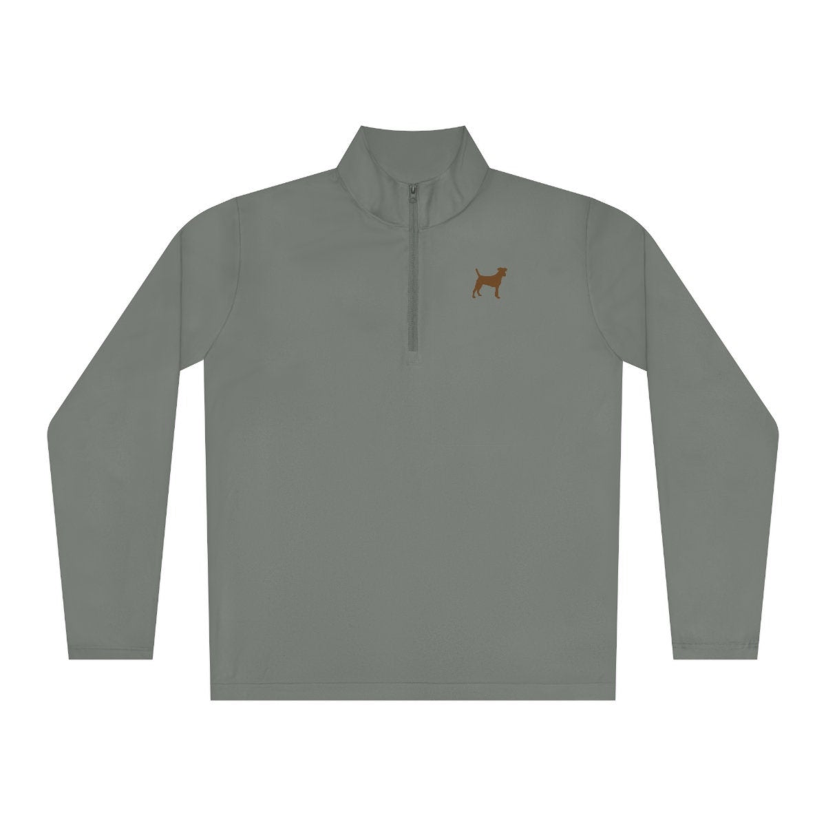 Chocolate Labs Dog Lovers Unisex Quarter-Zip Pullover