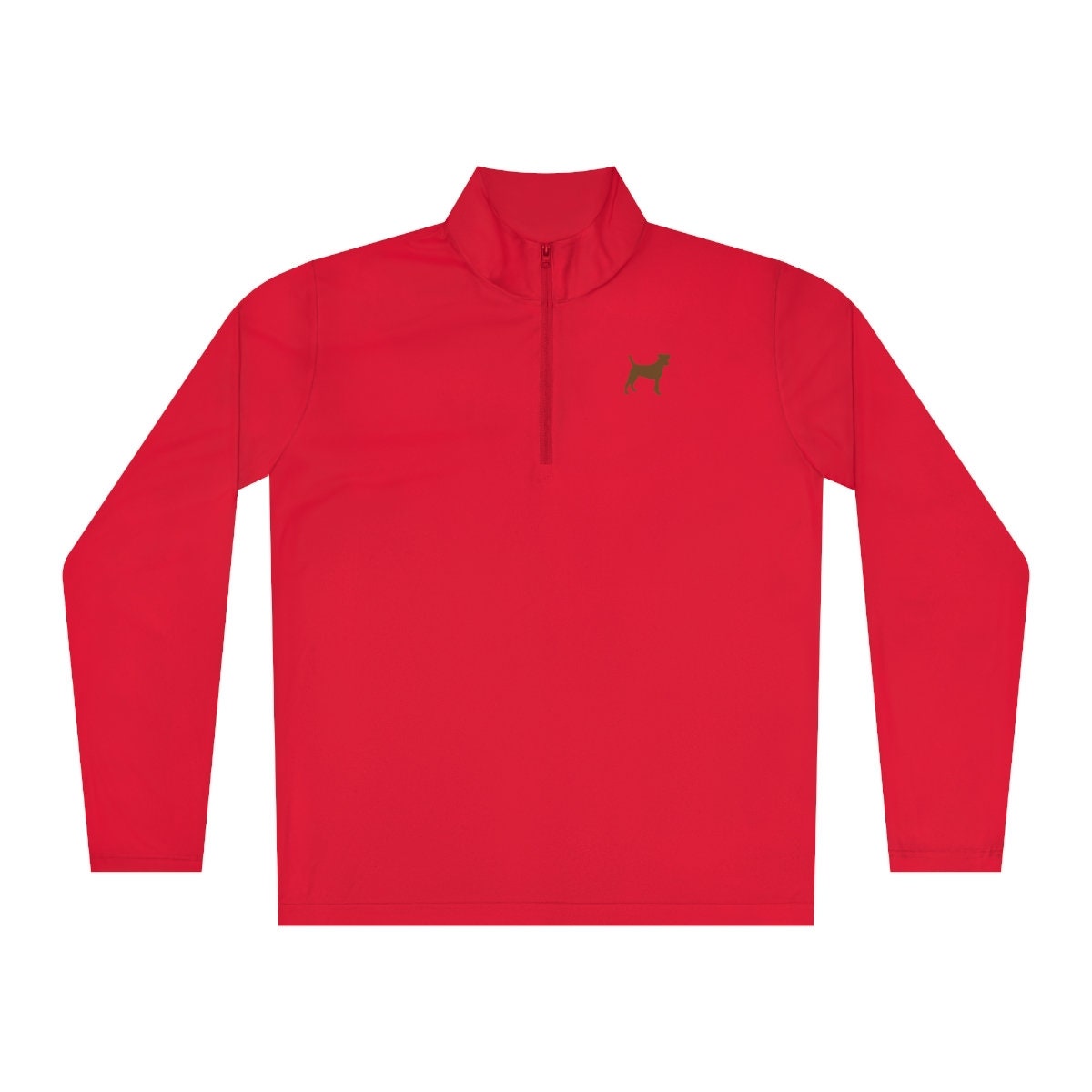 Chocolate Labs Dog Lovers Unisex Quarter-Zip Pullover
