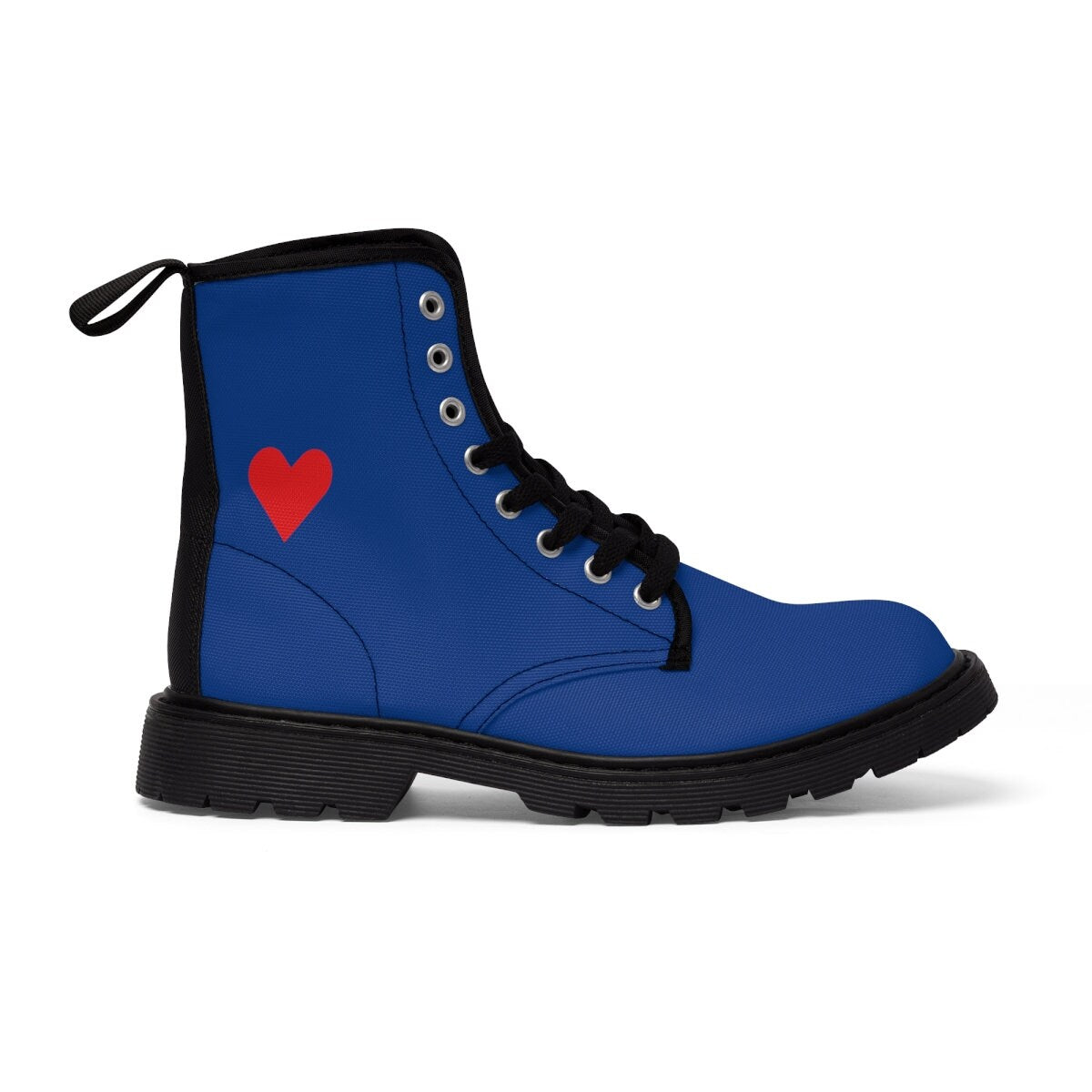 Women's Canvas Blue Boots