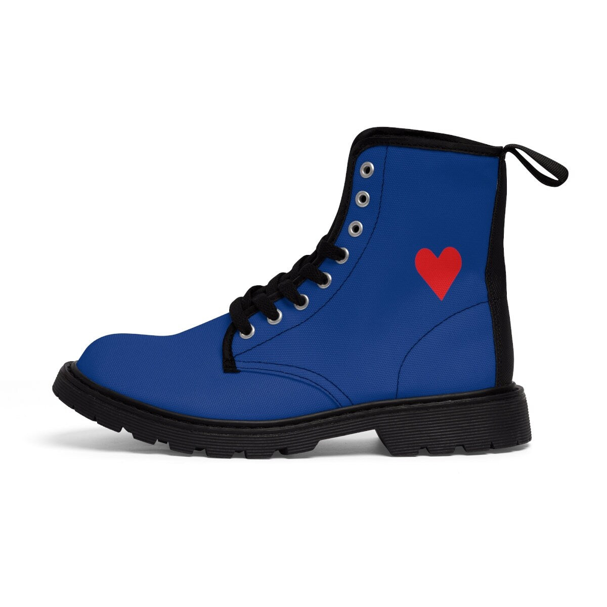 Women's Canvas Blue Boots