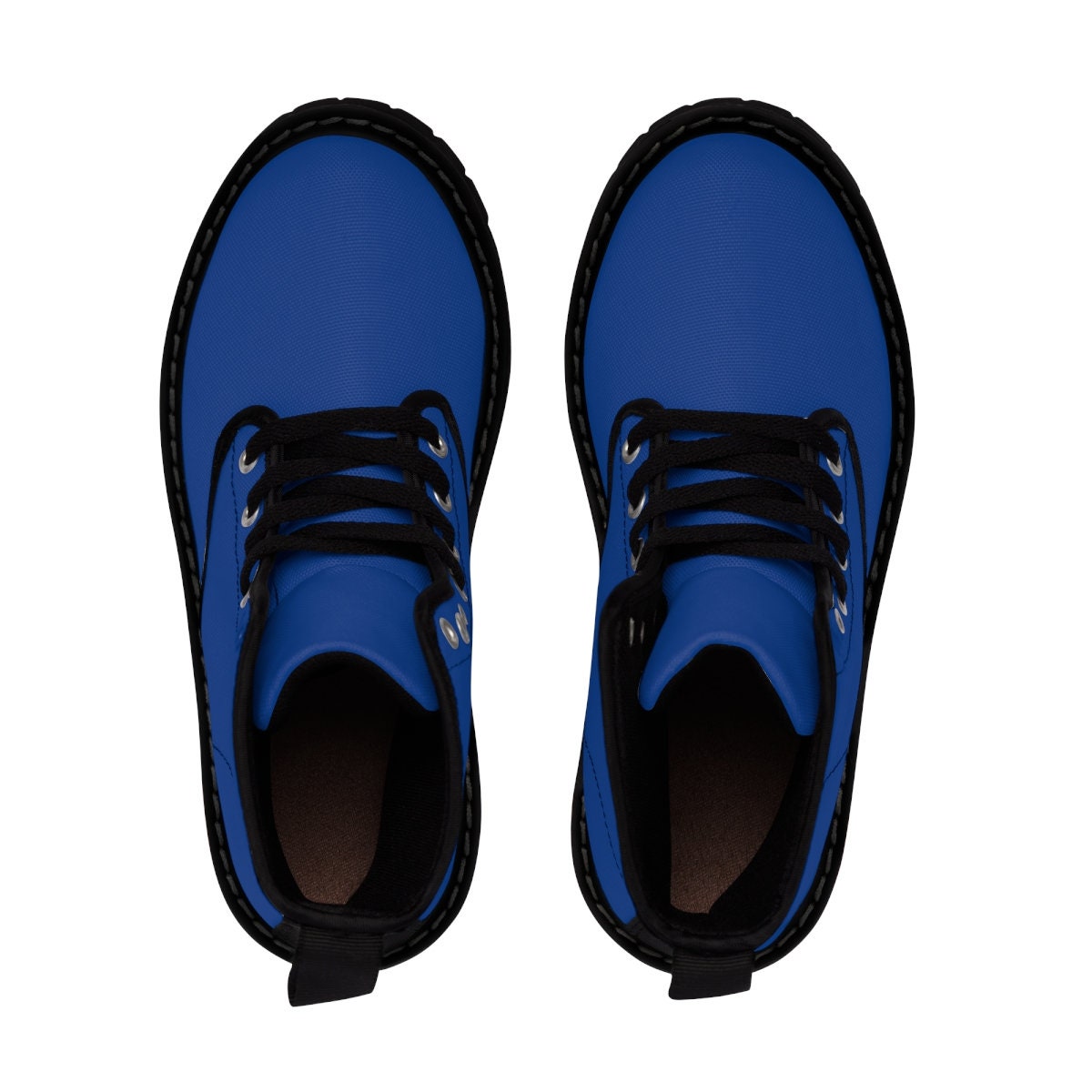 Women's Canvas Blue Boots