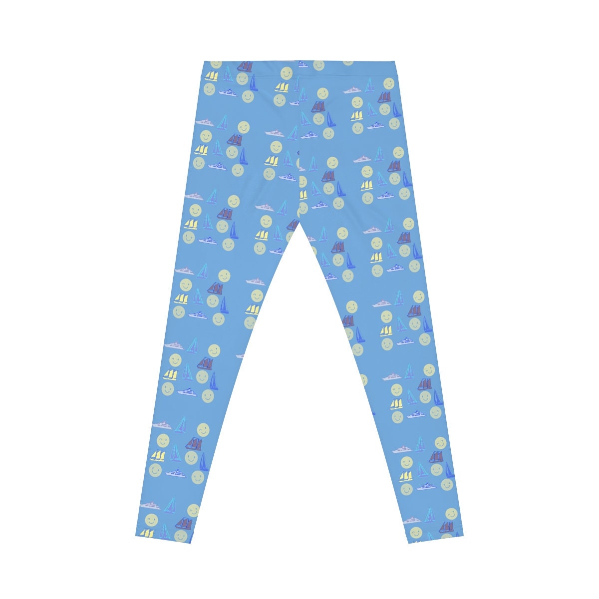 Women's Casual Blue Leggings