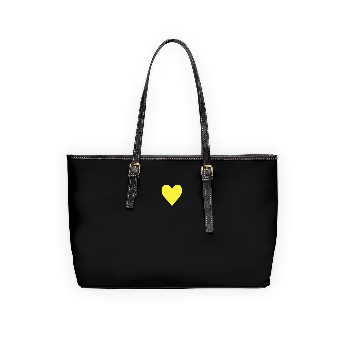 Black Leather Shoulder Bag