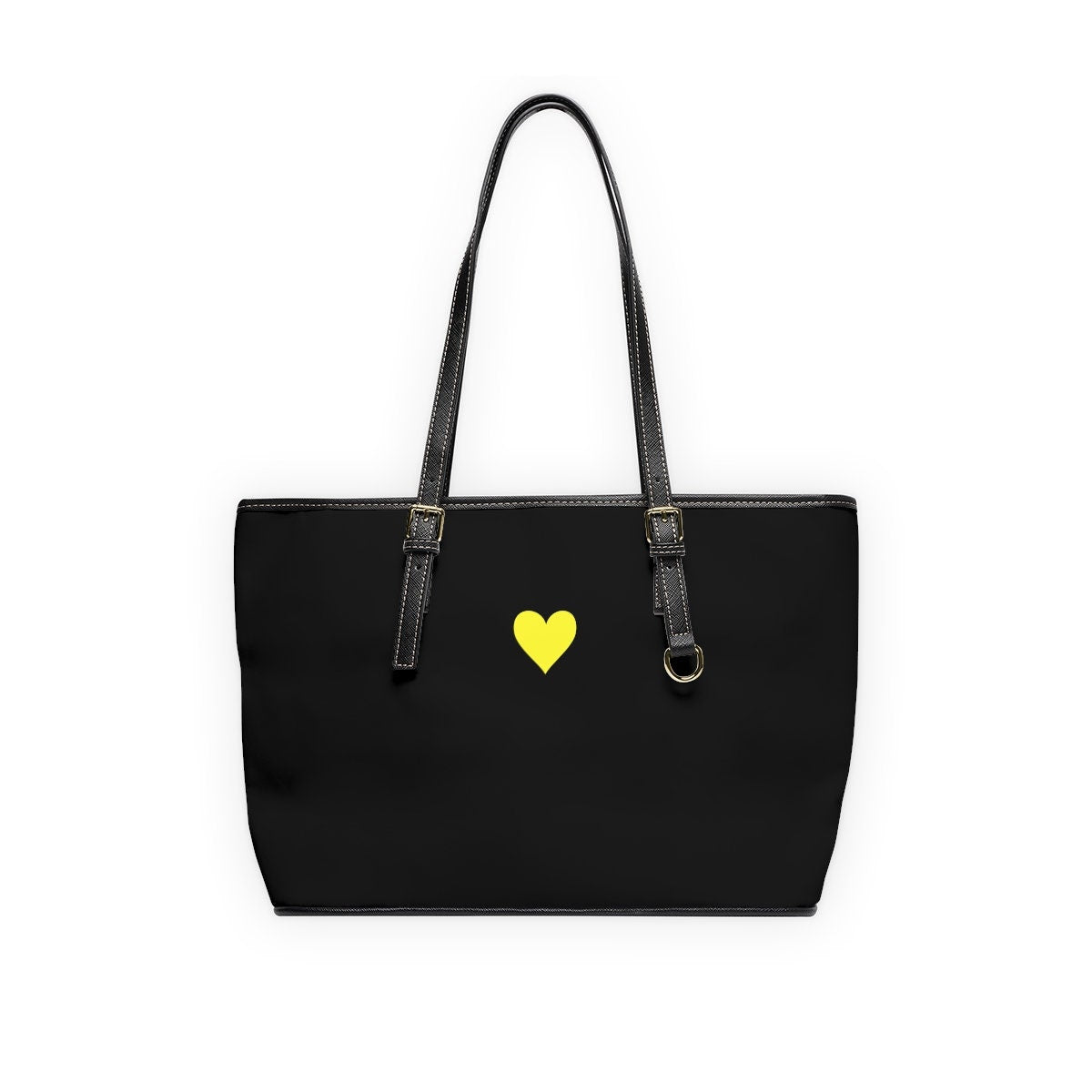 Black Leather Shoulder Bag