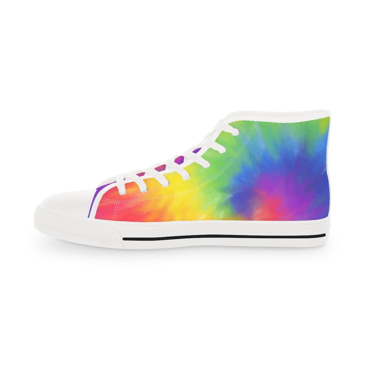 Men's Rainbow High Top Sneakers