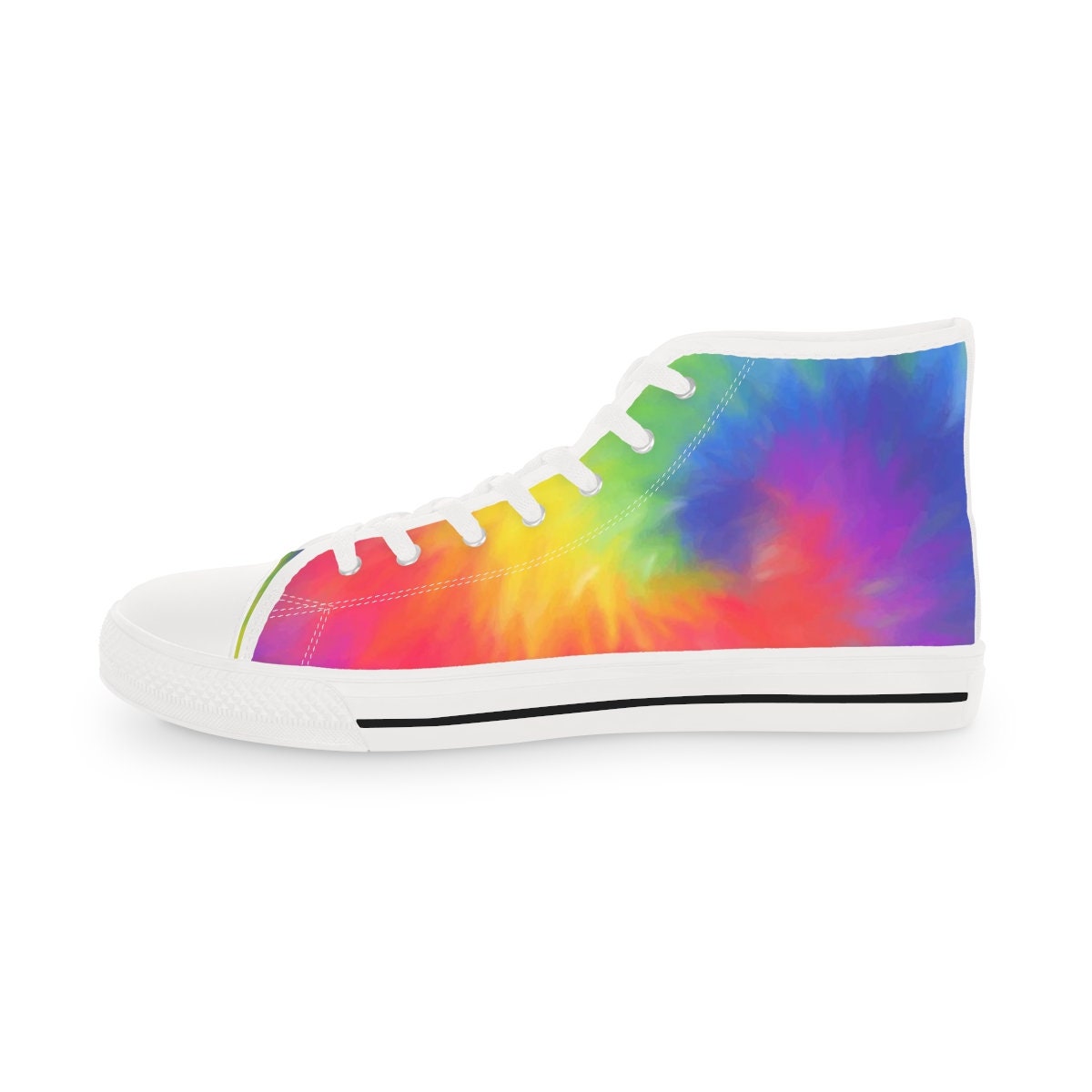Men's Rainbow High Top Sneakers
