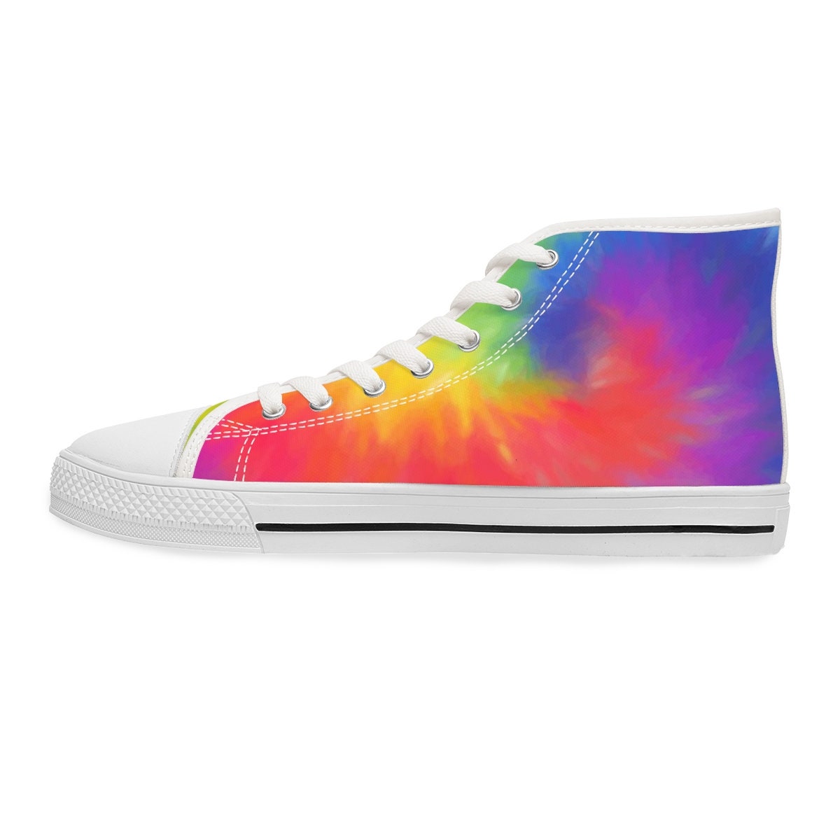 Women's High Top Rainbow Sneakers