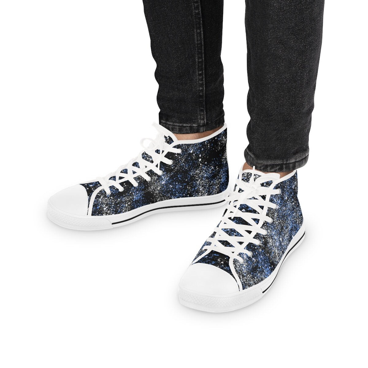Men's Black High Top Sneakers