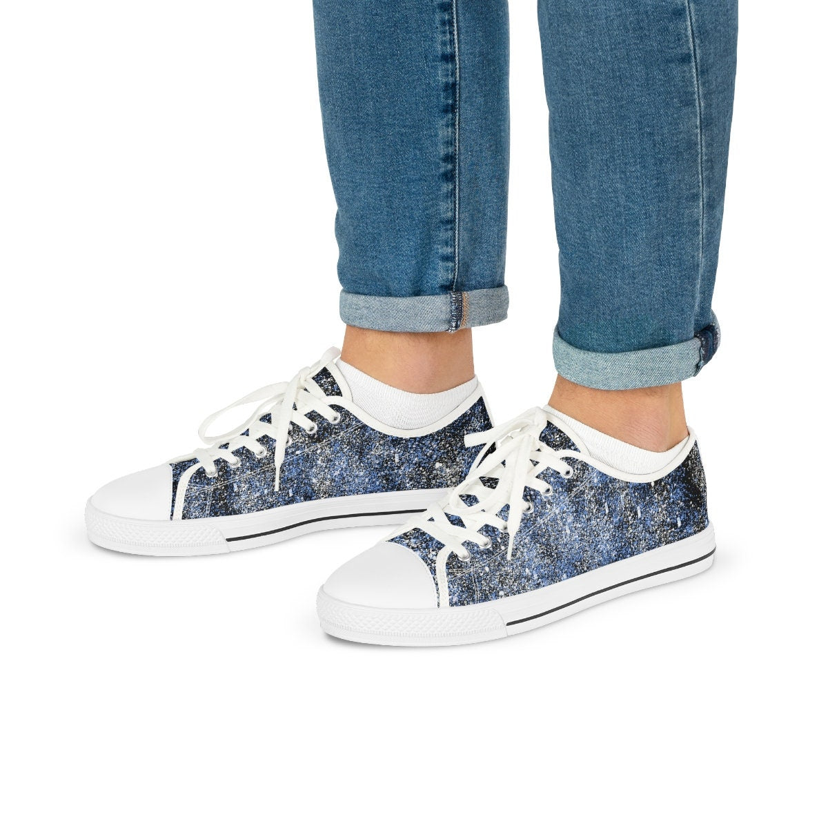 Men's Low Top Black Sneakers