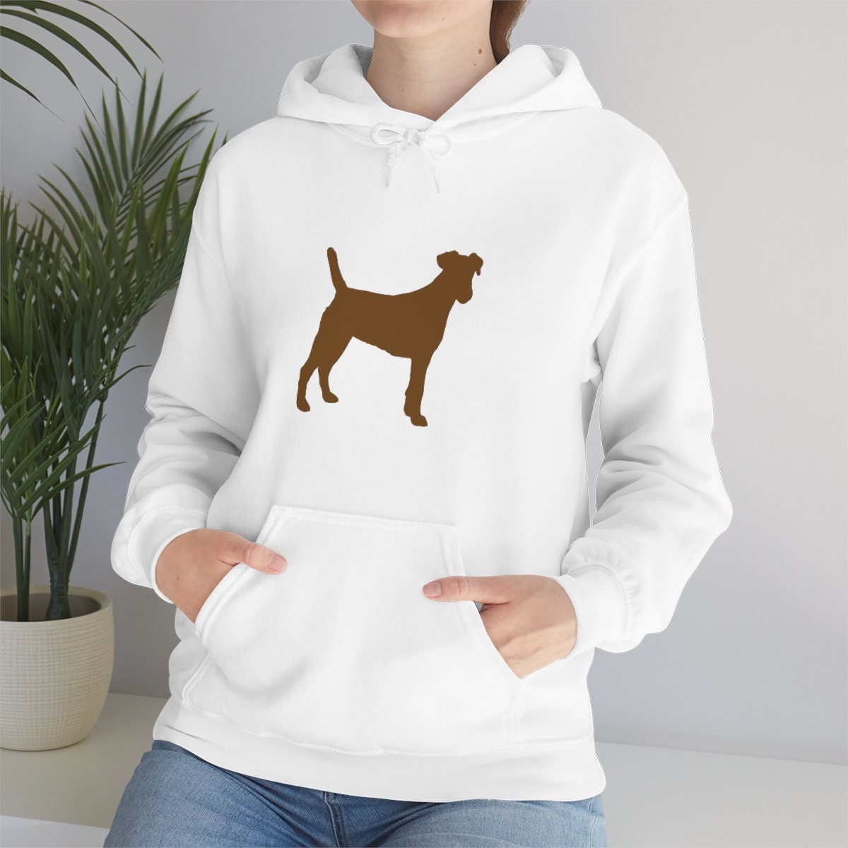 Unisex Heavy Blend Hooded Sweatshirt Chocolate Lab Lovers