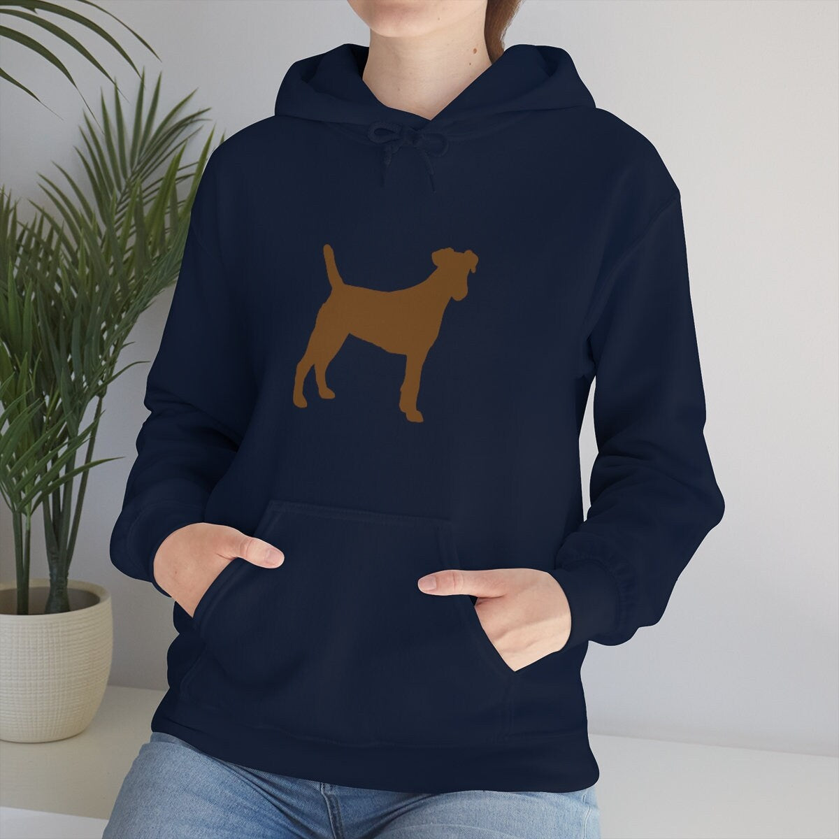 Unisex Heavy Blend Hooded Sweatshirt Chocolate Lab Lovers