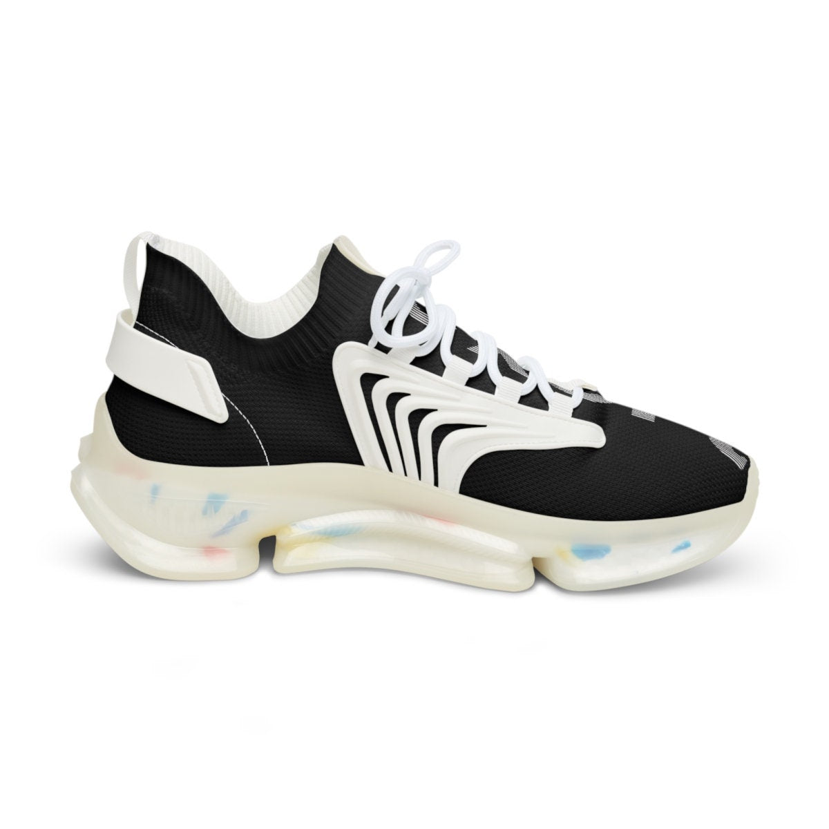 Men's Mesh Sports Black Sneakers