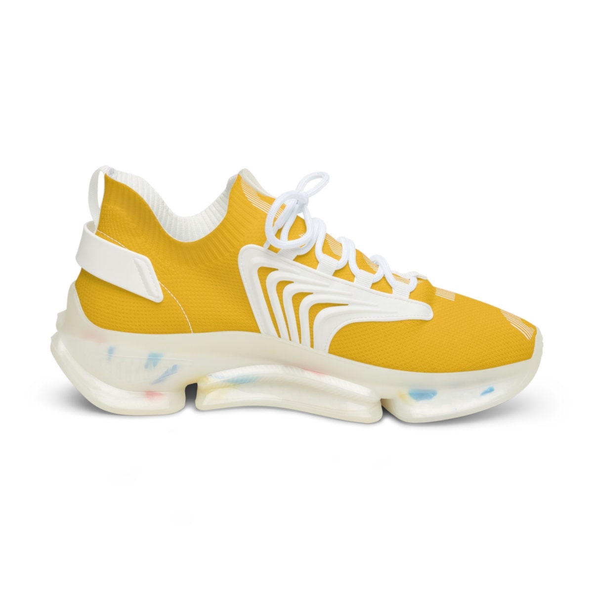 Men's Mesh Sports Yellow Sneakers