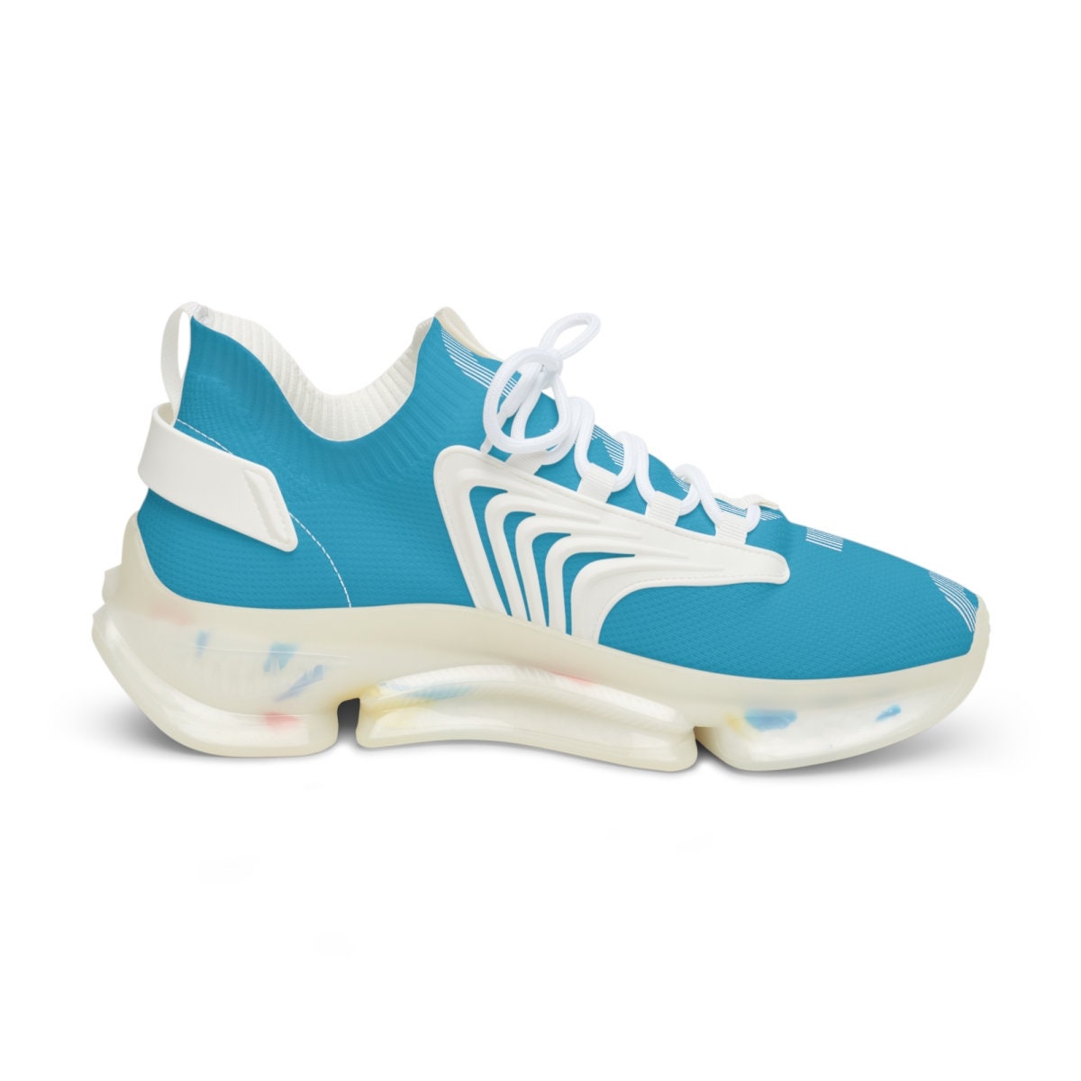 Men's Mesh Sports Turquoise Sneakers