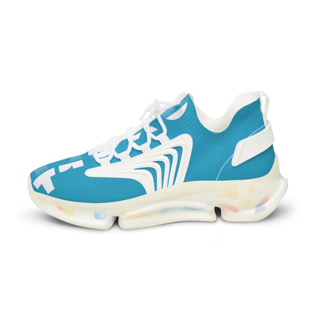 Men's Mesh Sports Turquoise Sneakers
