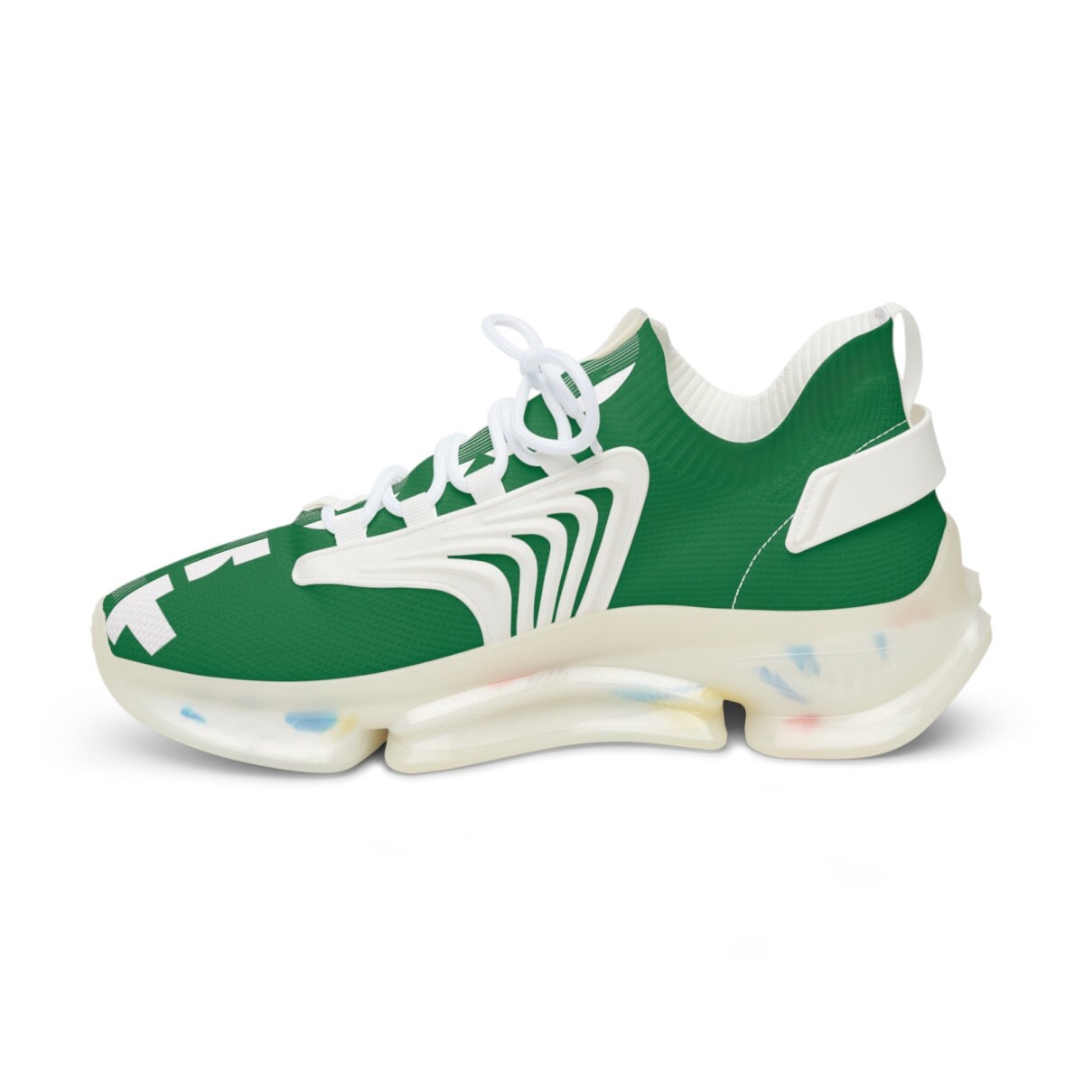 Men's Mesh Sports Green Sneakers