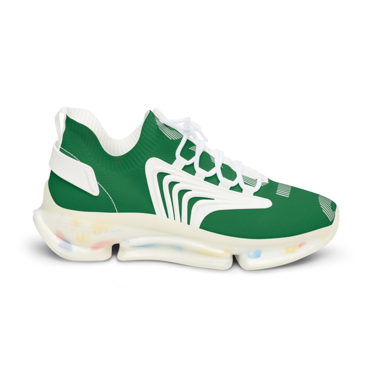 Men's Mesh Sports Green Sneakers