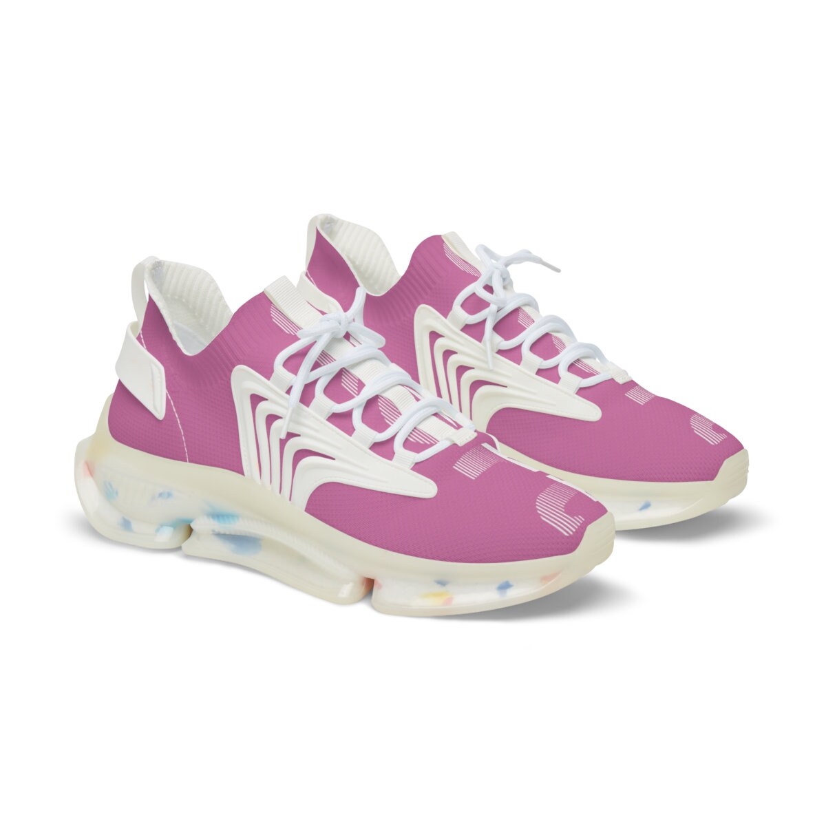 Men's Mesh Sports Pink Sneakers