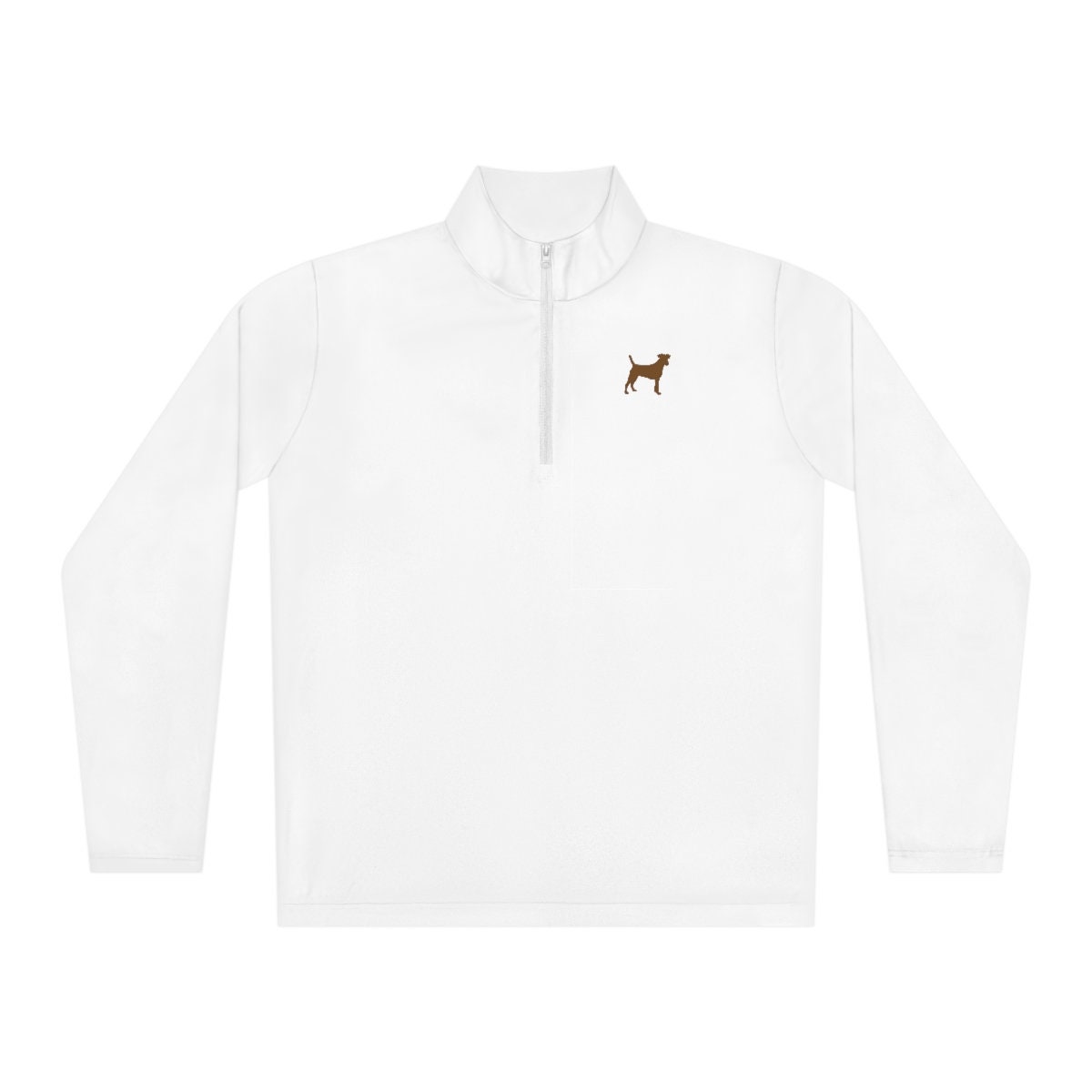 Chocolate Labs Dog Lovers Unisex Quarter-Zip Pullover