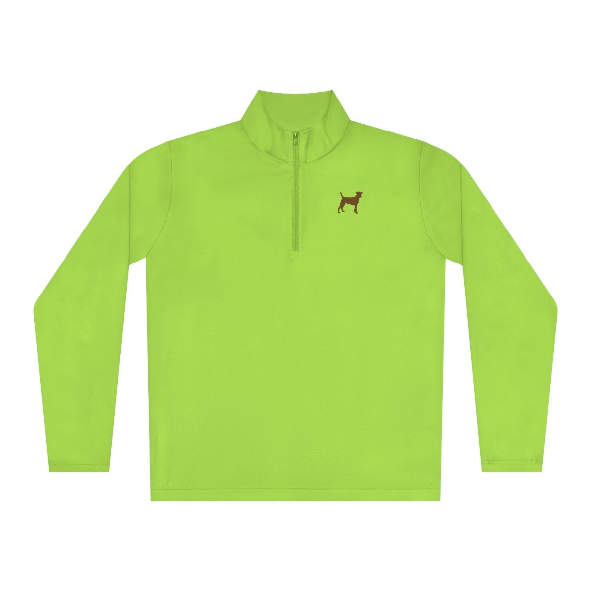 Chocolate Labs Dog Lovers Unisex Quarter-Zip Pullover