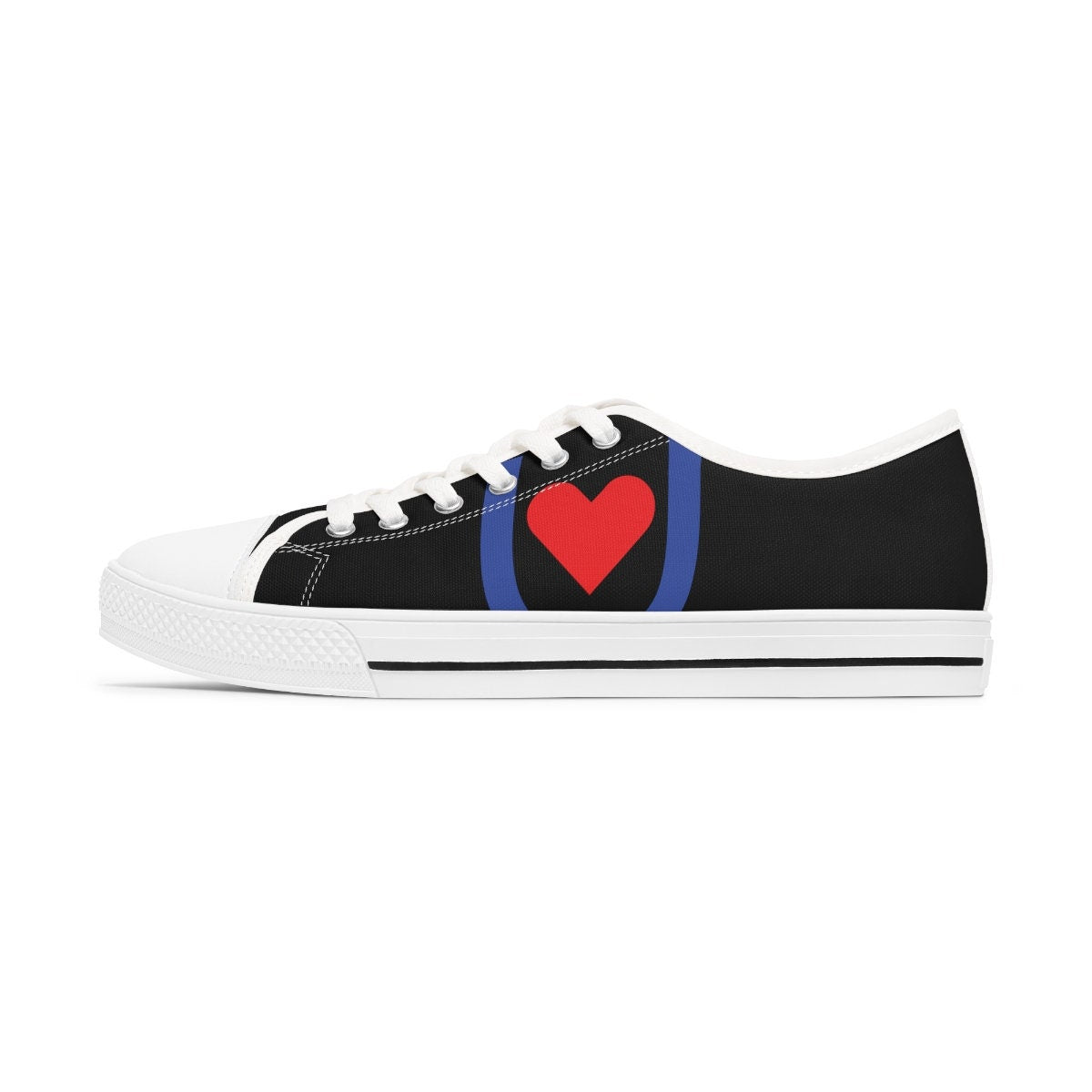 Women's Low Top Black Sneakers