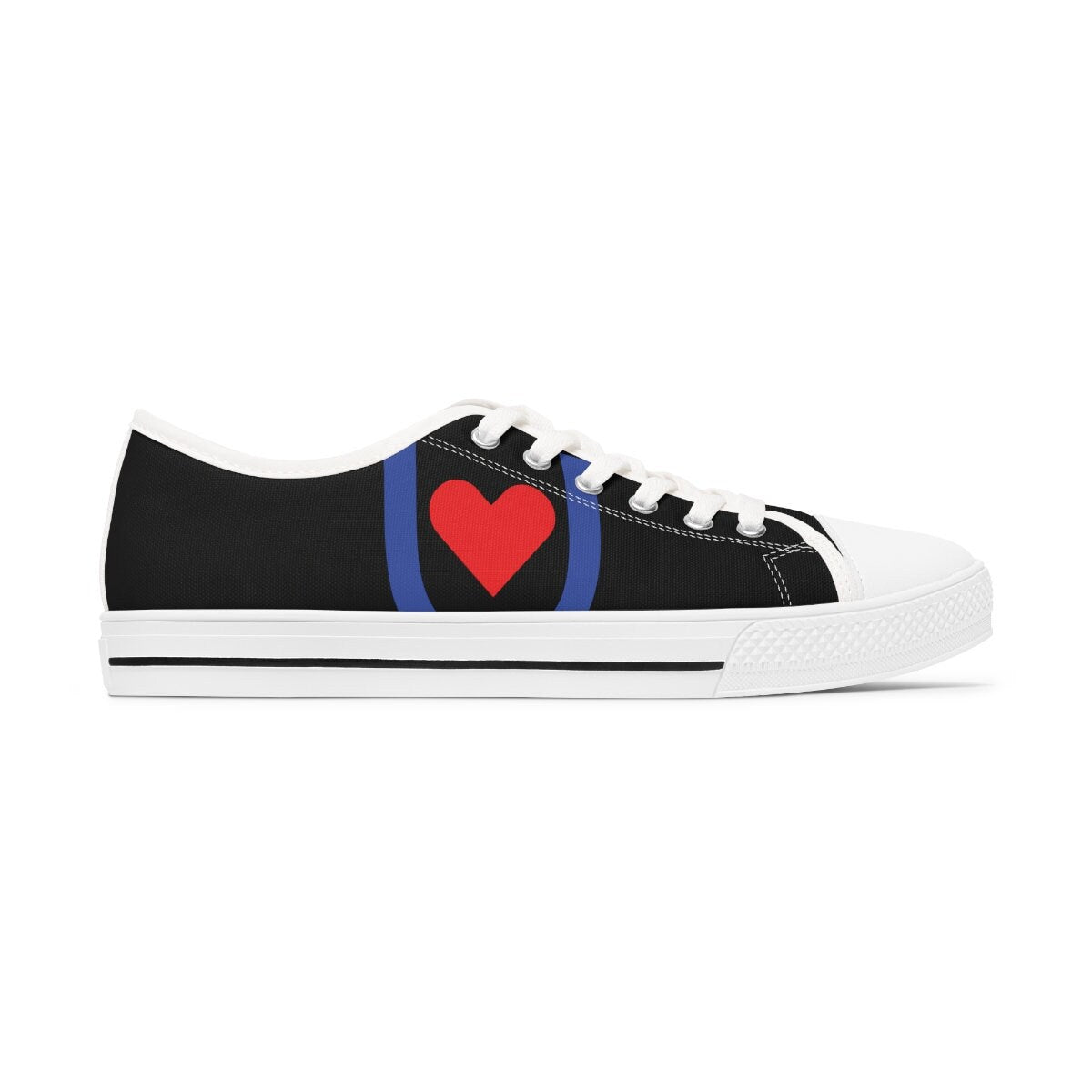 Women's Low Top Black Sneakers